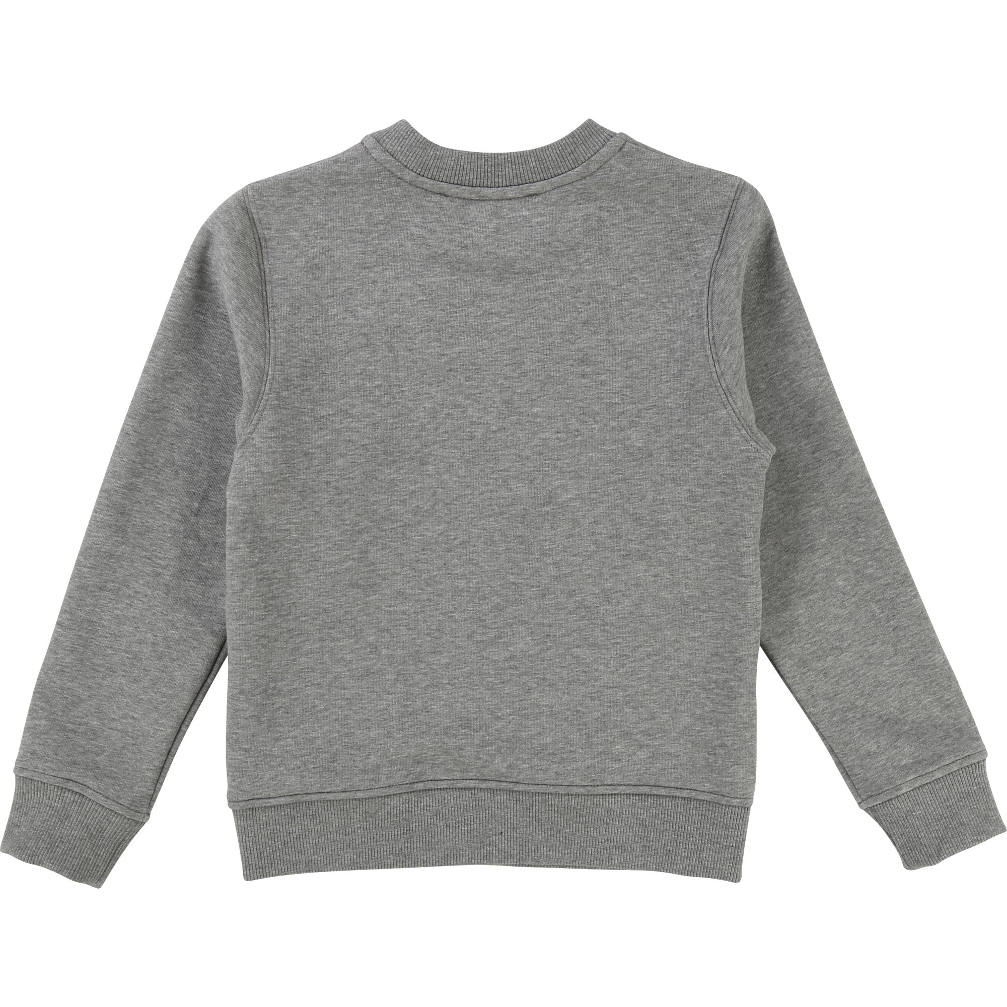 Boys Grey Logo Cotton Sweatshirts