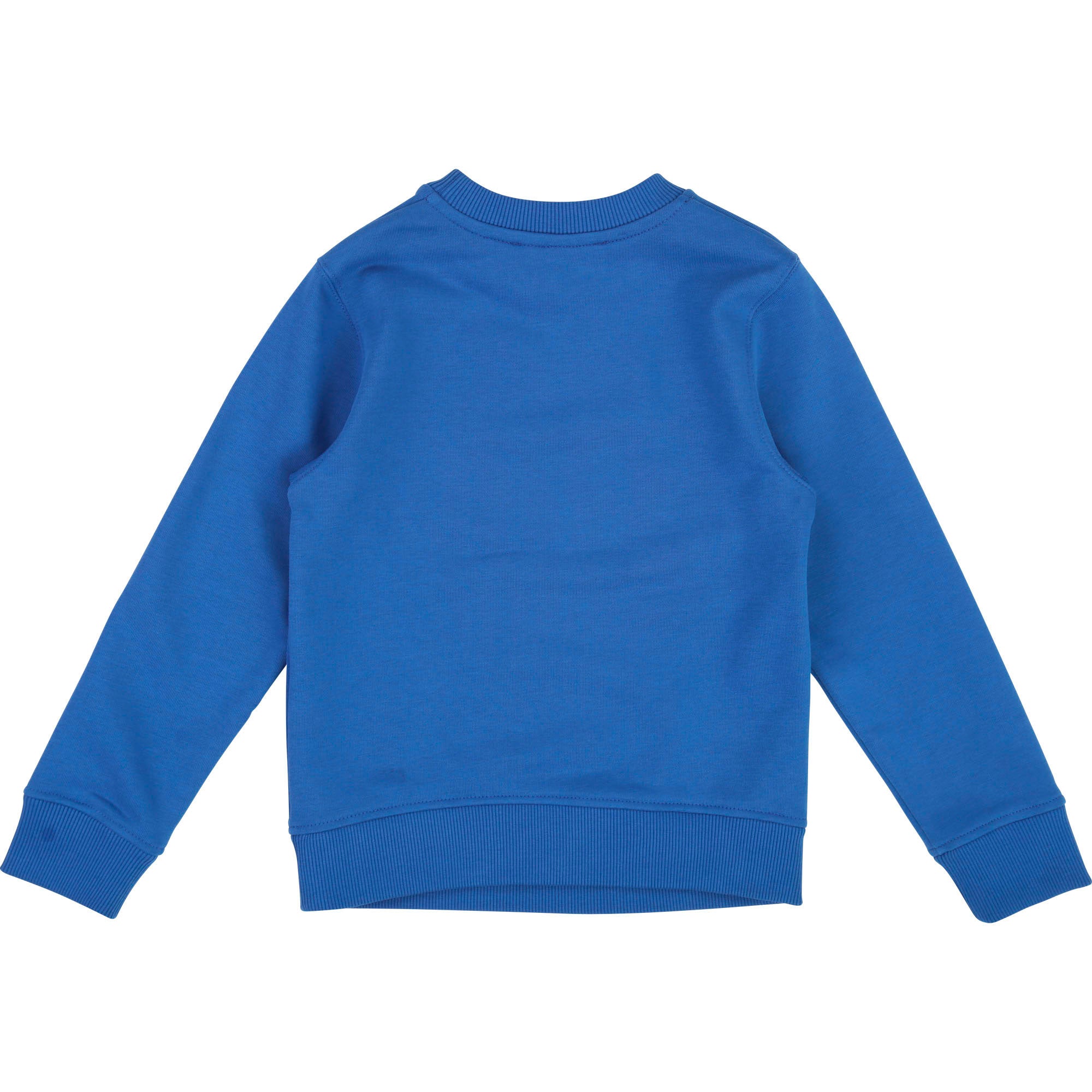 Boys Blue Logo Cotton Sweater