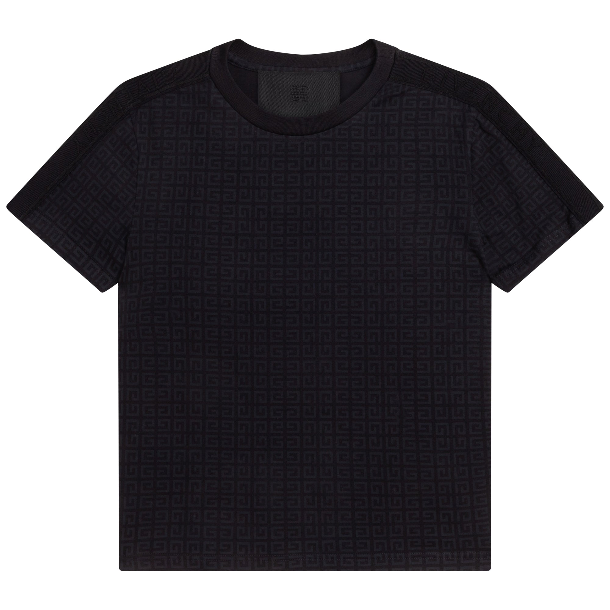 Boys & Girls Black Cotton T-Shirts