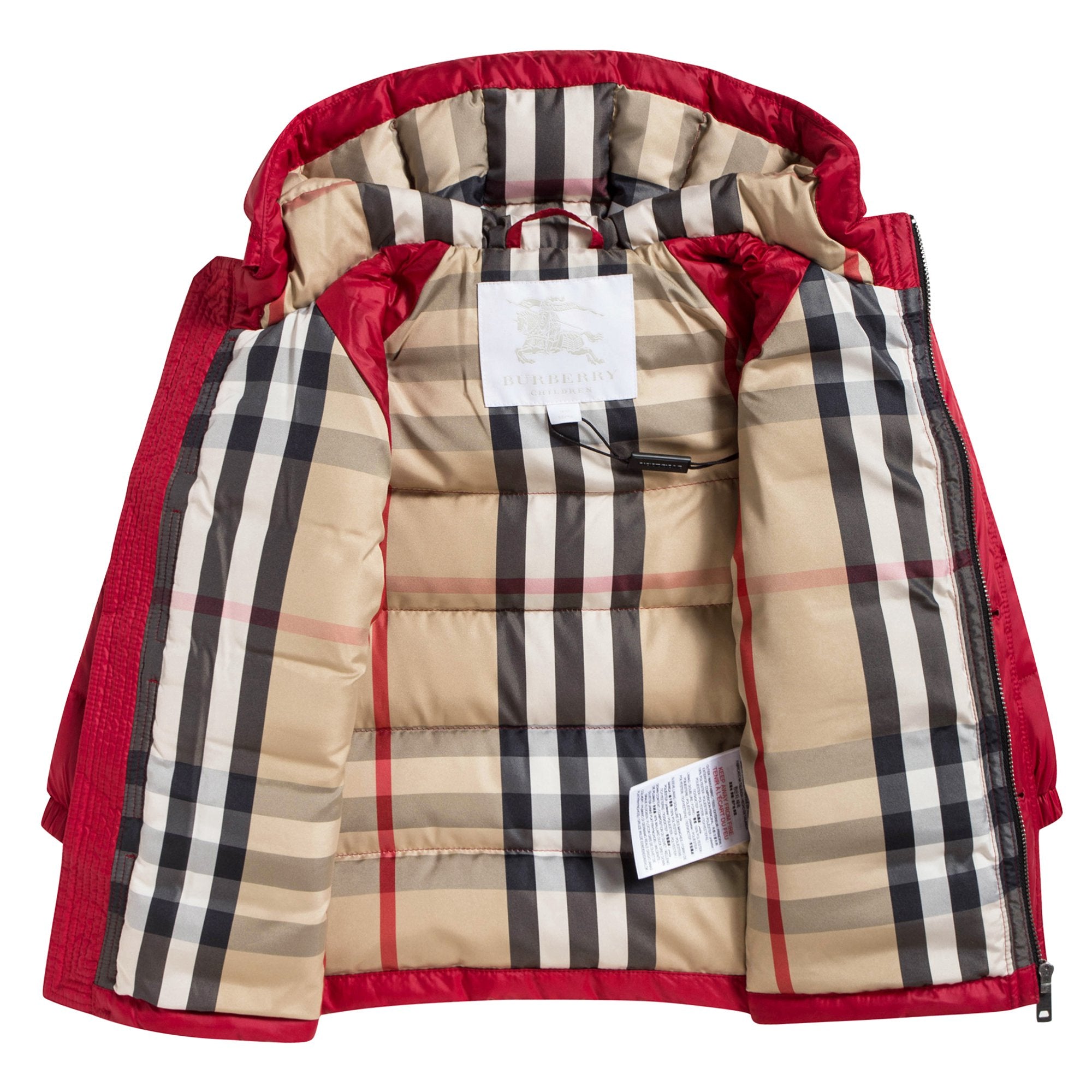 Baby Boys Red Down Padded Coat