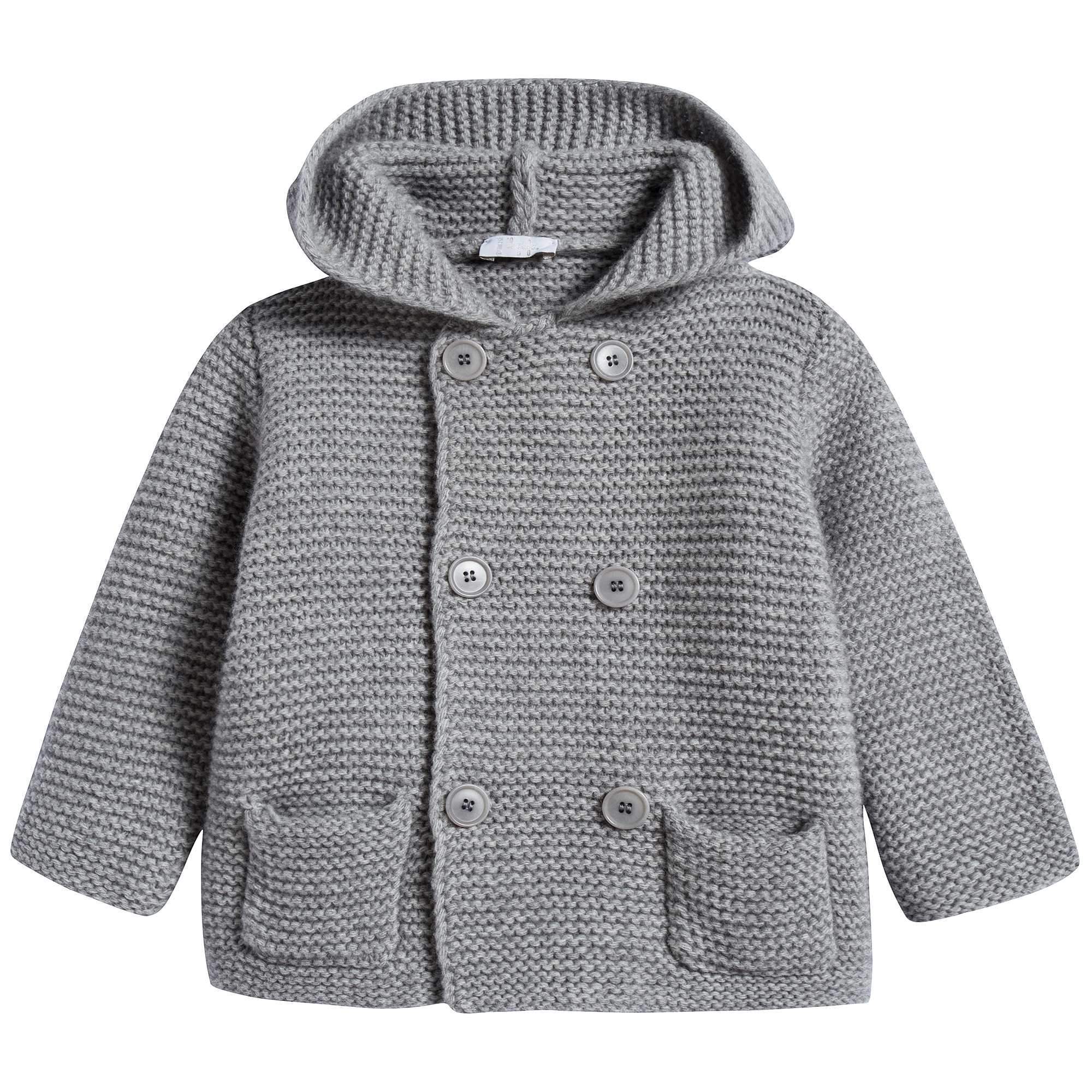 Boys Cloud Grey Cardigan