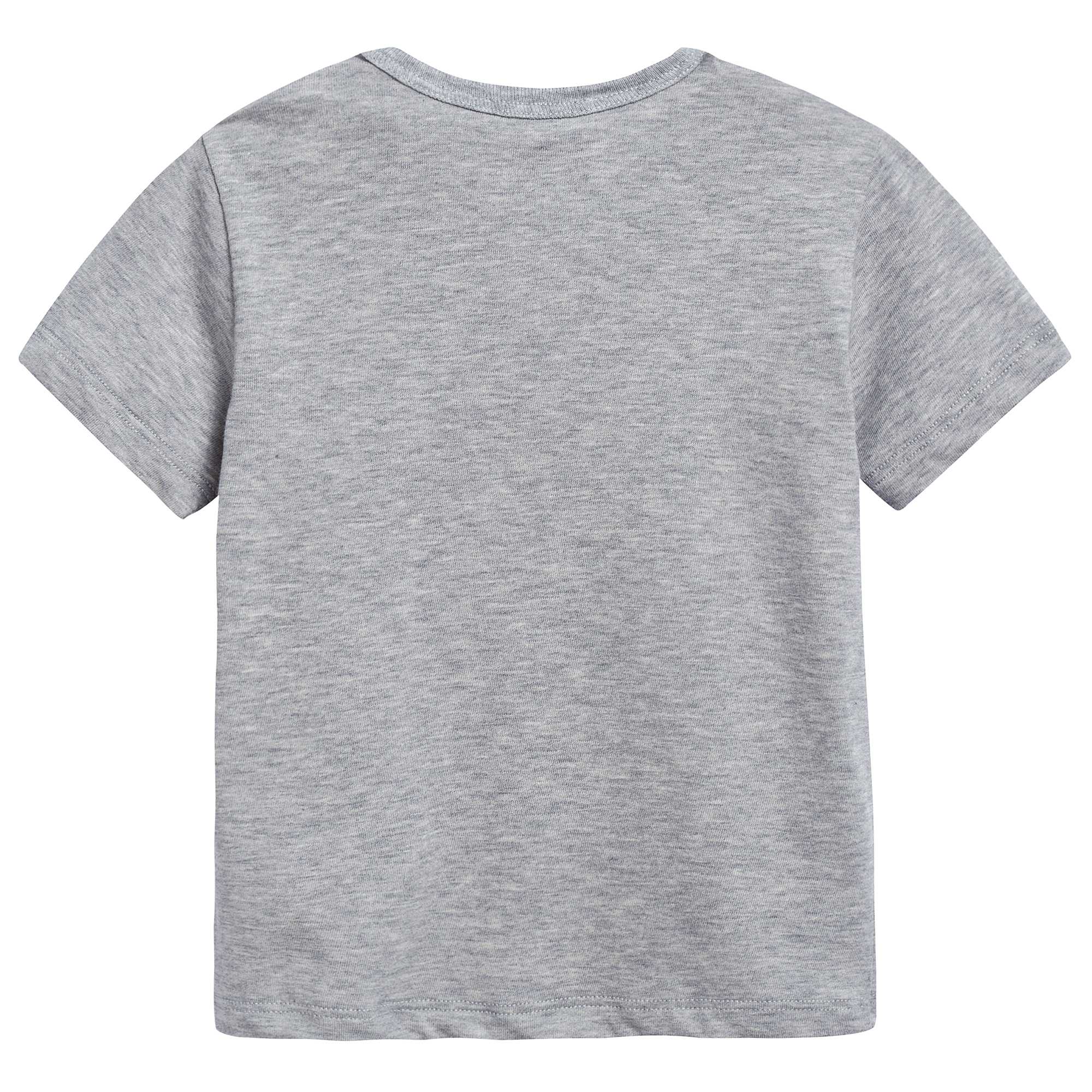 Baby Boys Grey Cotton T-shirt