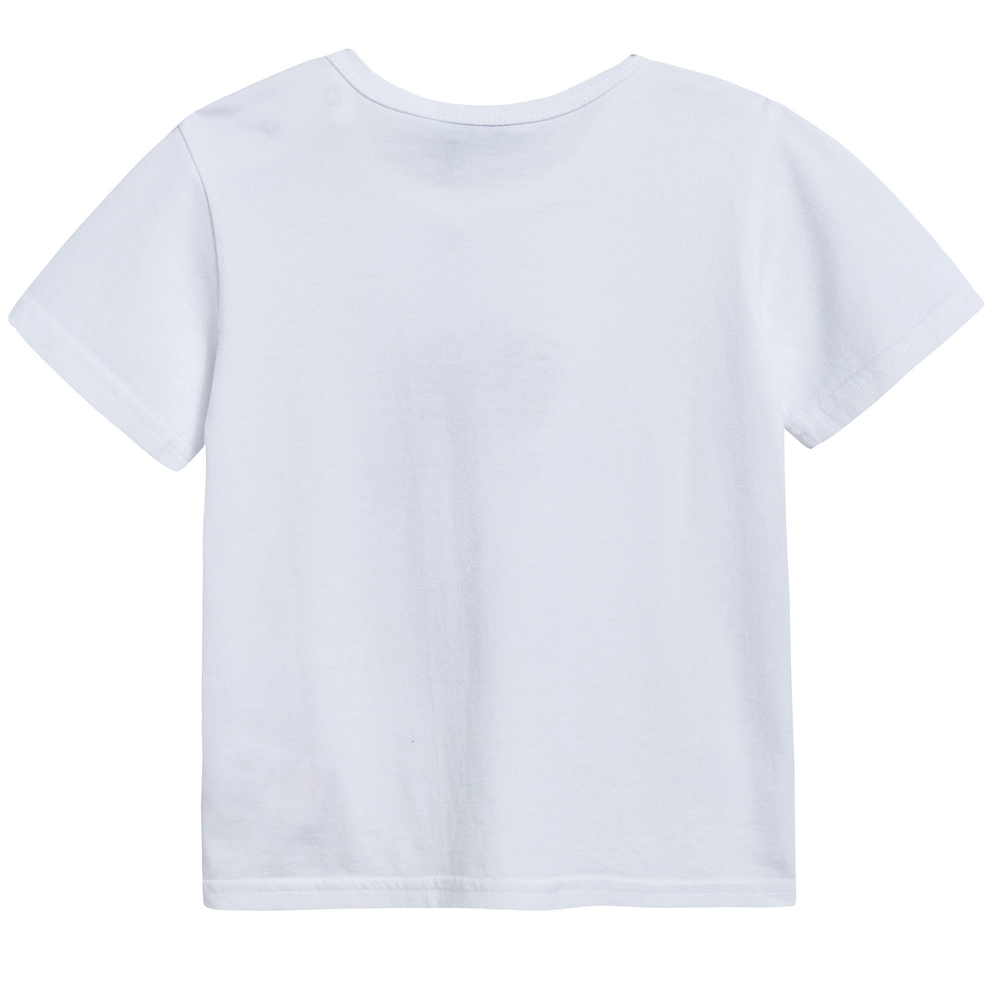 Baby Boys White Logo Cotton T-shirt