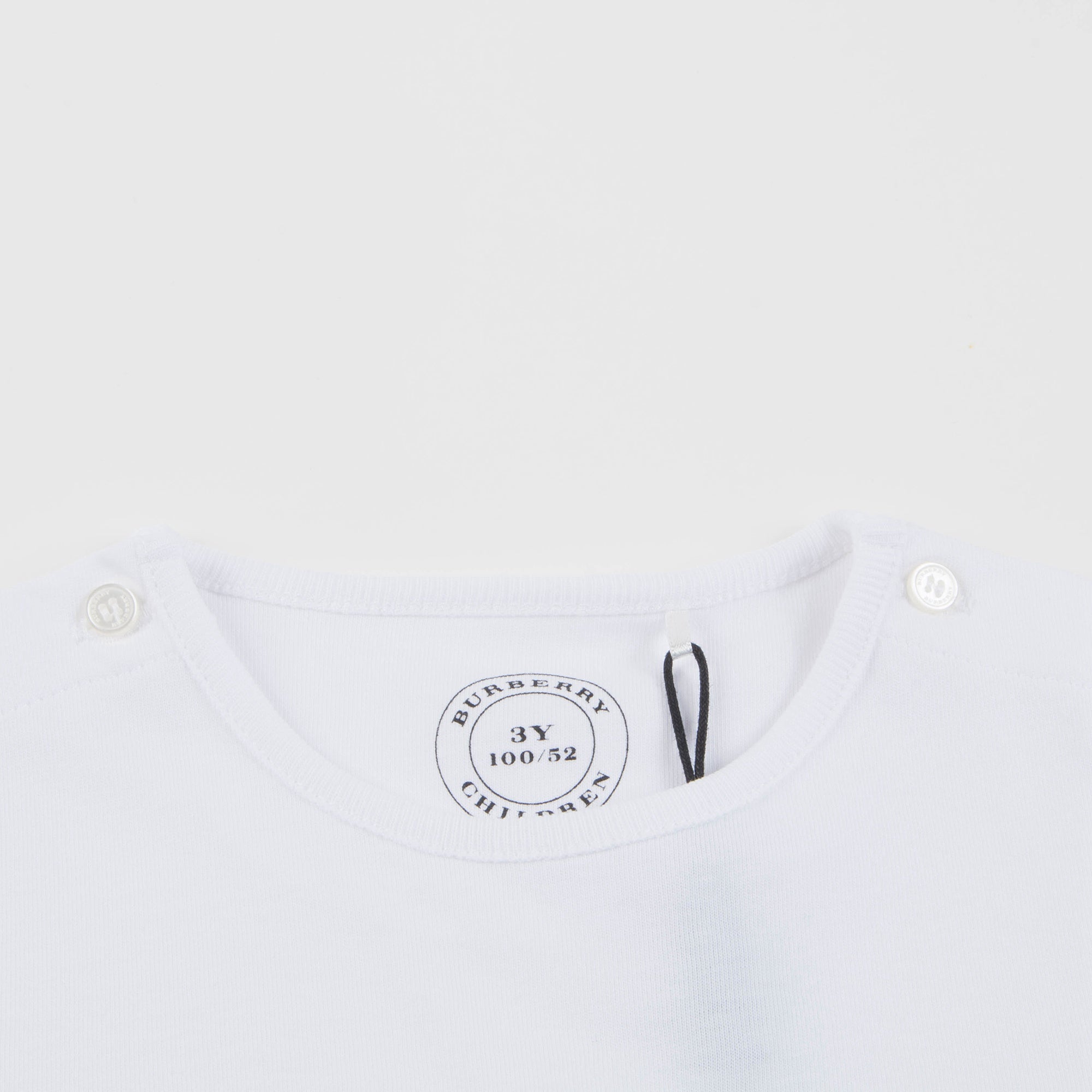 Baby Boys White Cotton T-shirt