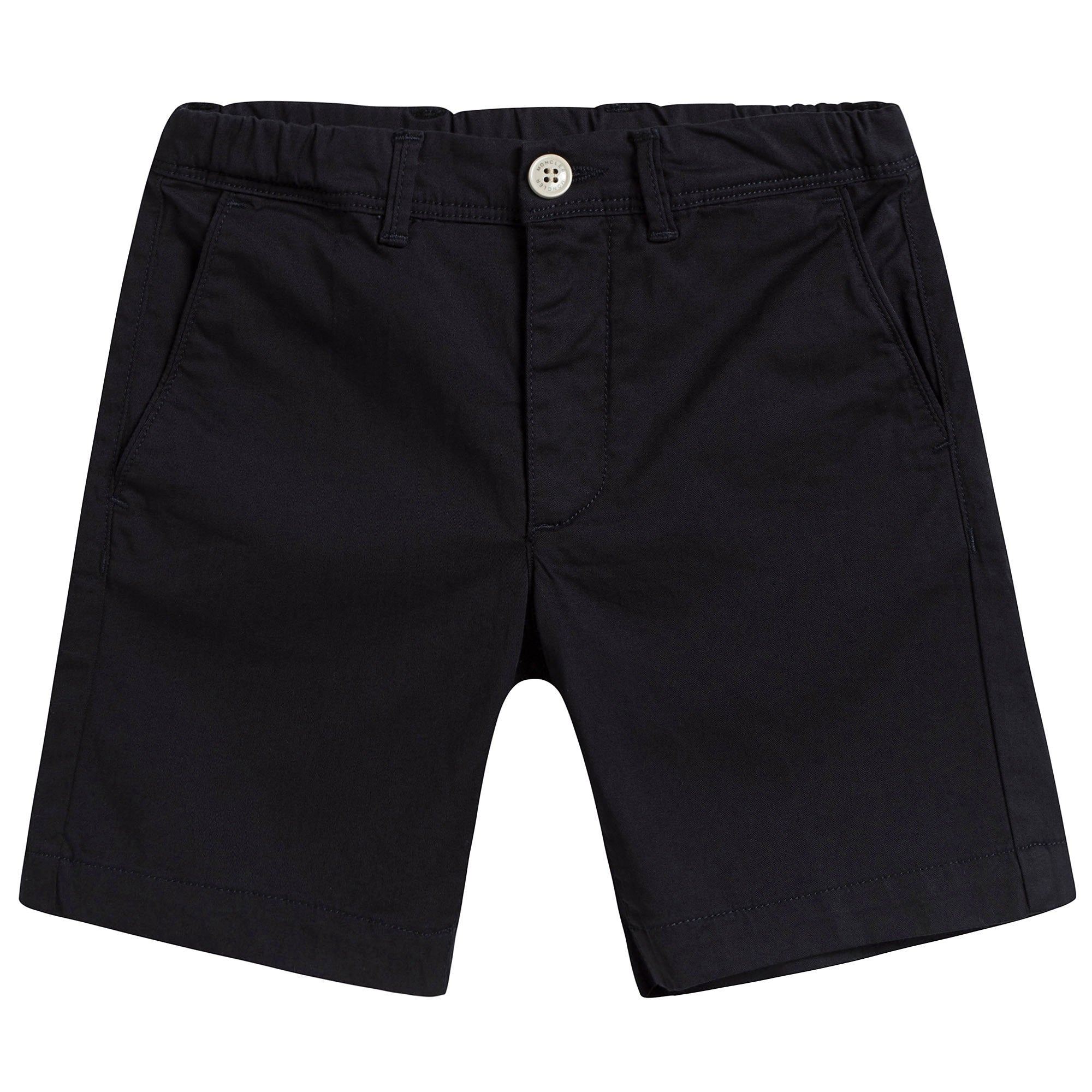 Boys Navy Blue Cotton Bermuda Short