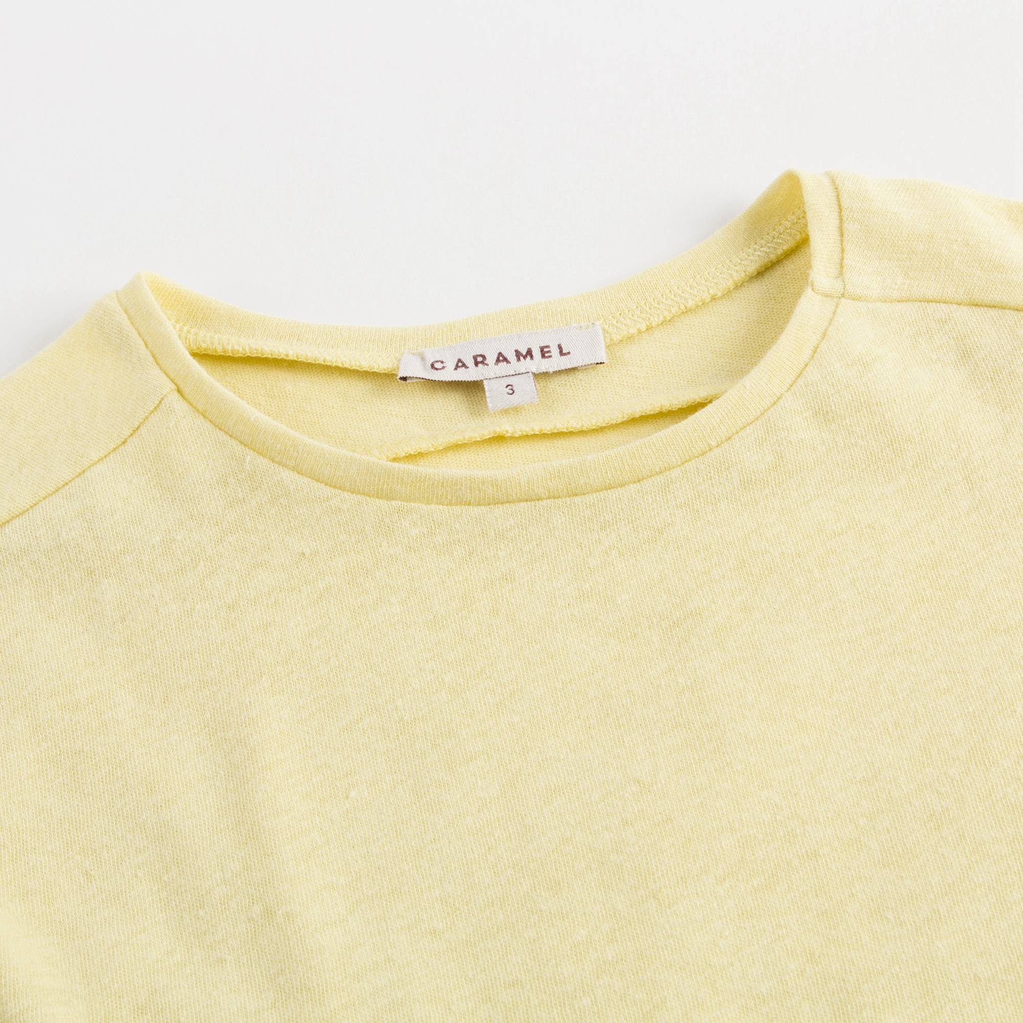 Boys & Girls Light Yellow Jersey T-shirt