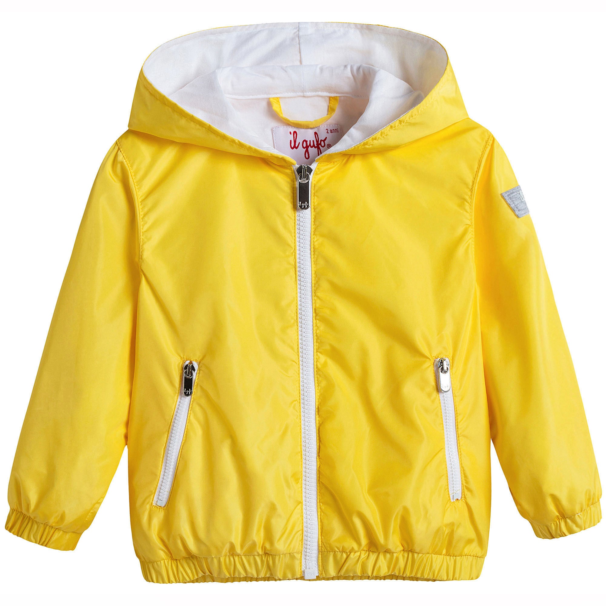 Boys Yellow Showerproof Jacket - CÉMAROSE | Children's Fashion Store - 1