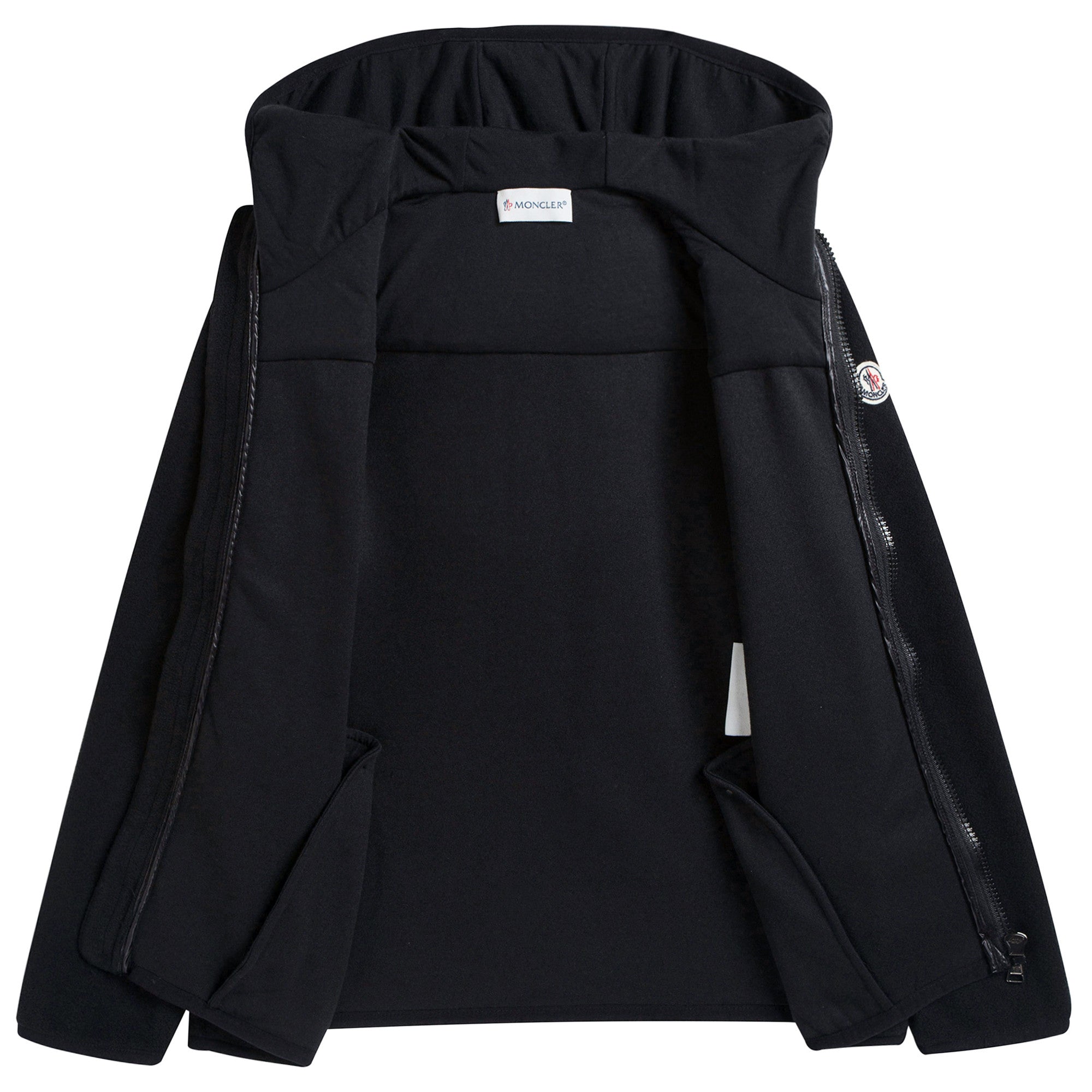 Boys & Girls Black Zip-up Jacket