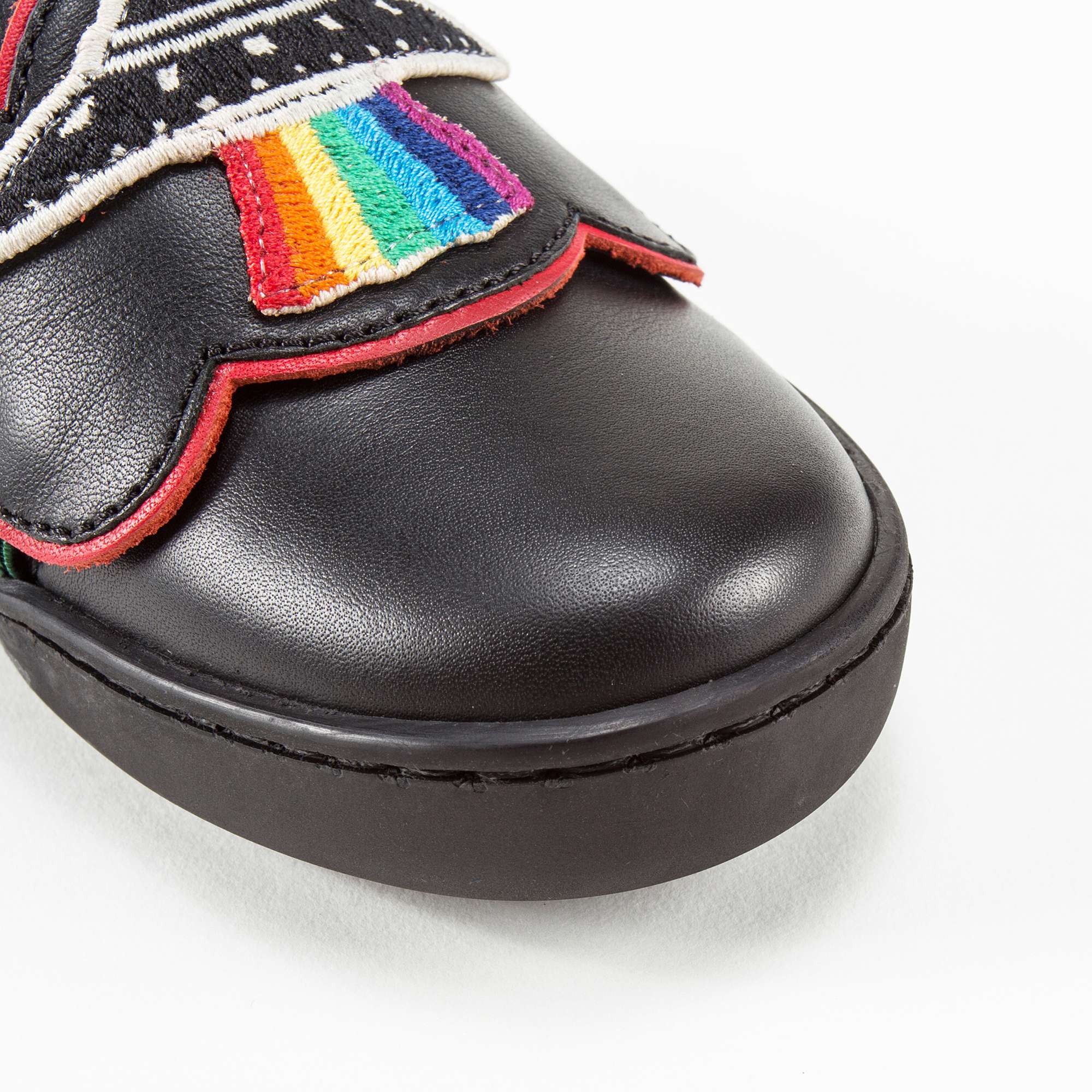 Boys & Girls Black Rainbow Shoes