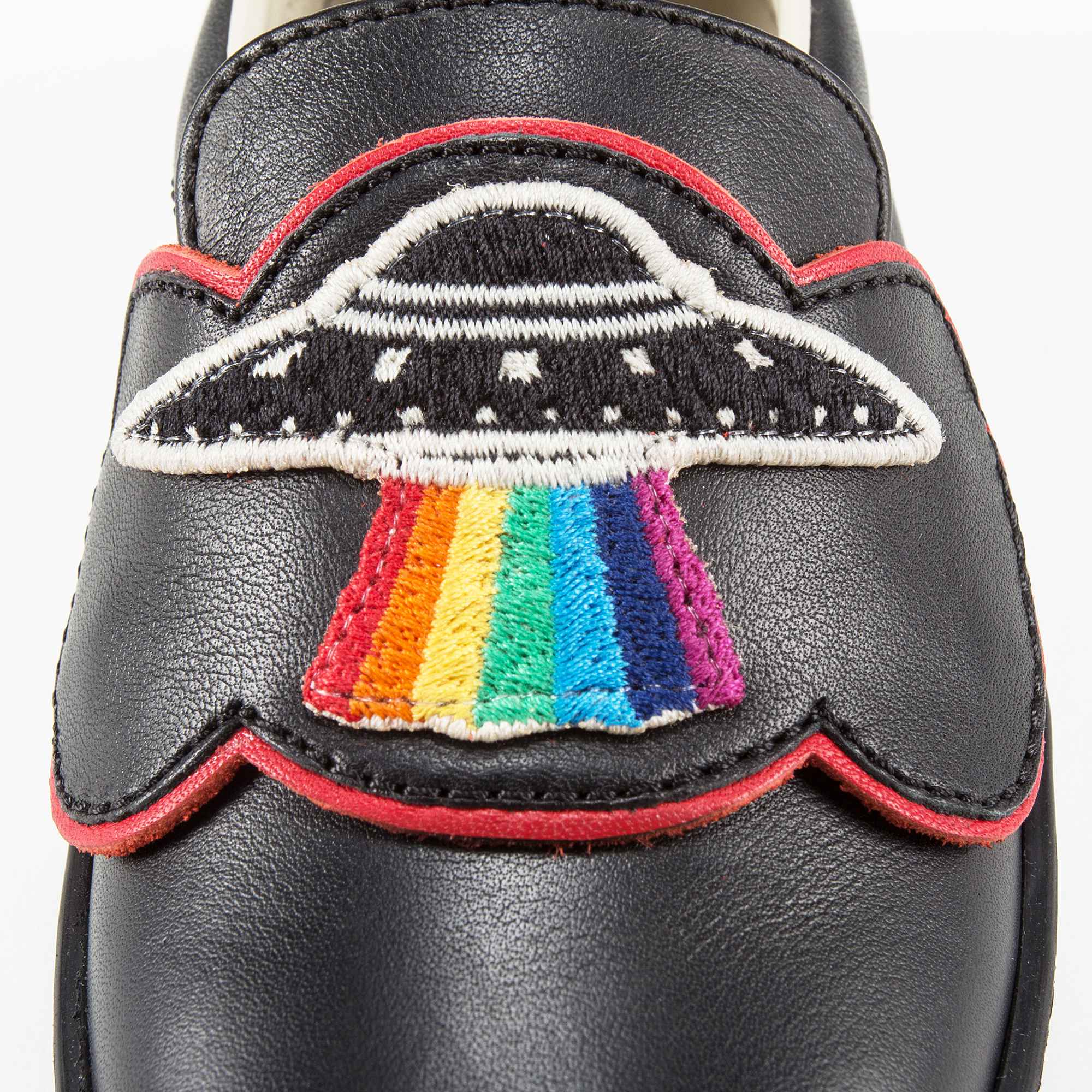 Boys & Girls Black Rainbow Shoes