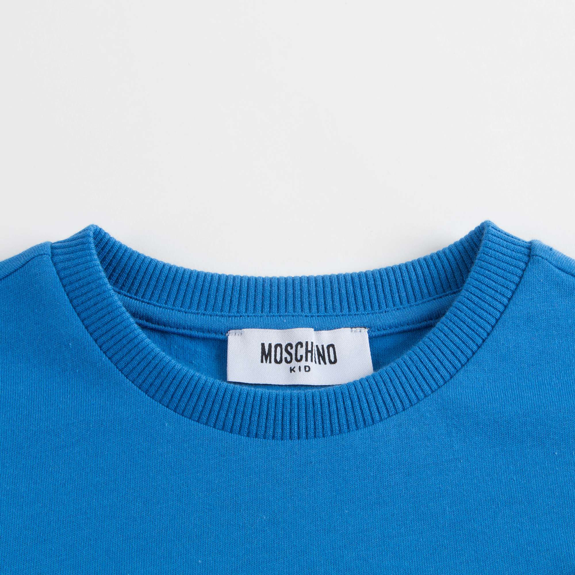 Boys Blue Link Cotton T-shirt