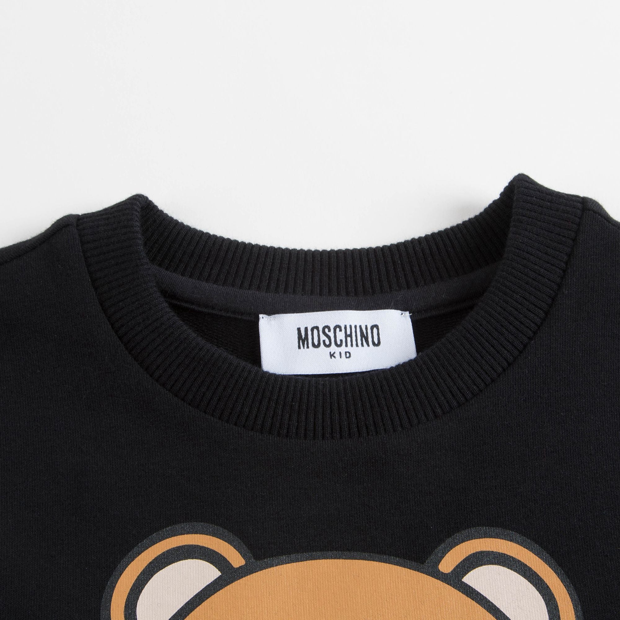 Boys & Girls Black Cotton Sweatshirt