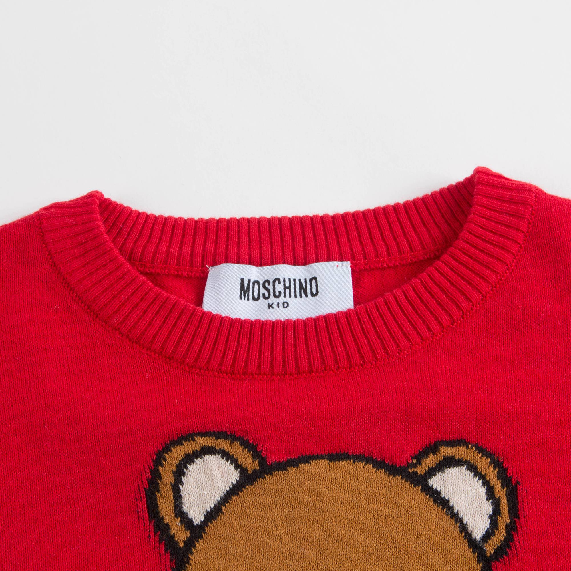 Boys & Girls Poppy Red Cotton Sweater