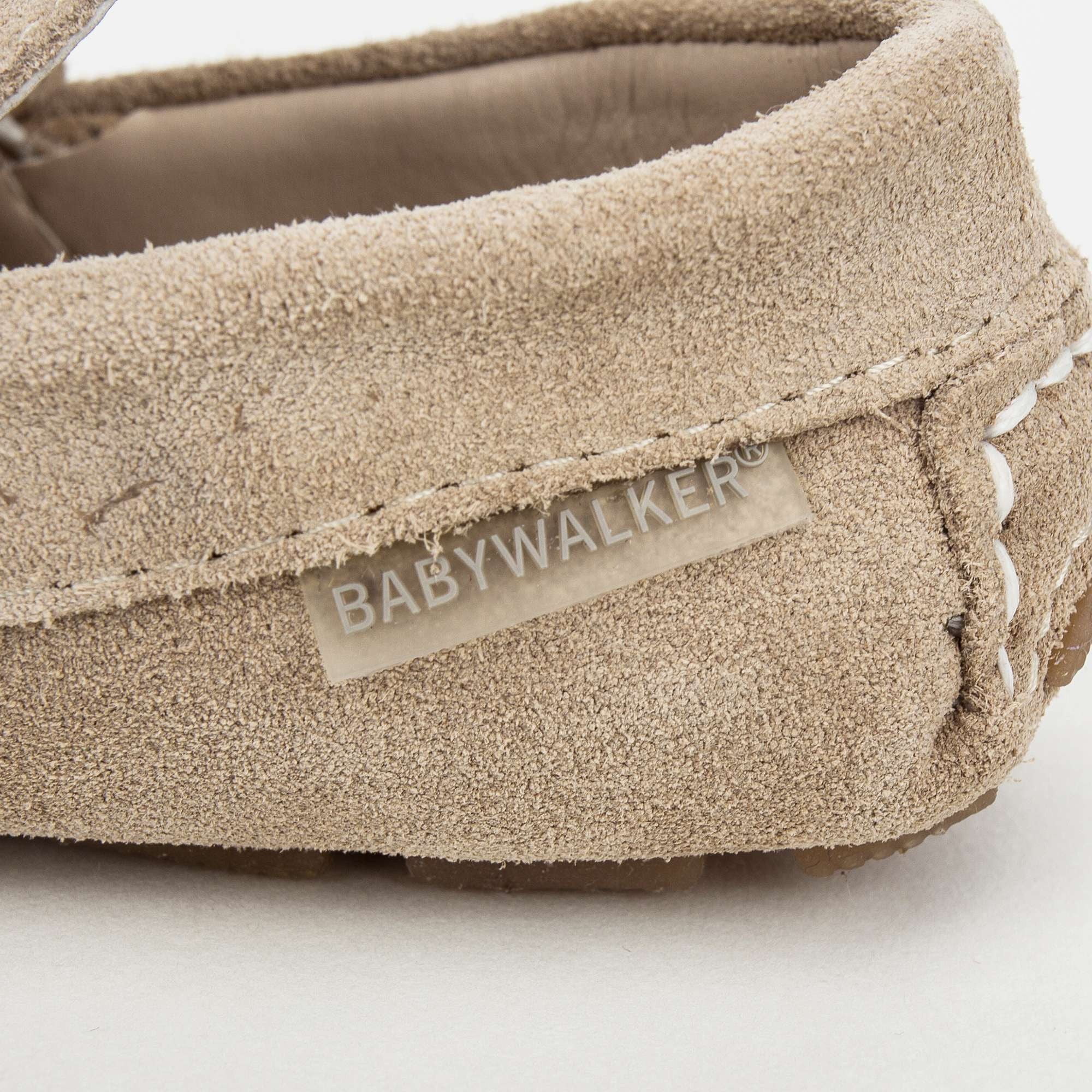 Boys Beige Suede Leather Tasselled Loafers