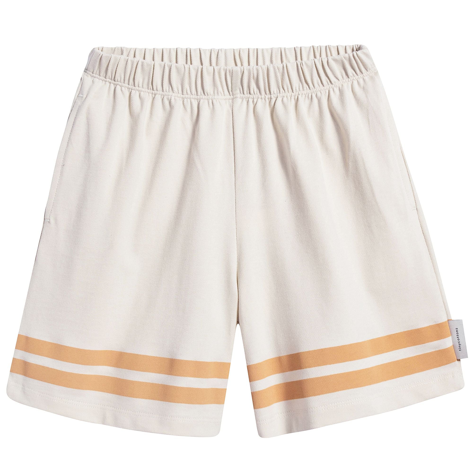 Boys & Girls Stone & Light Brick Pima Cotton Shorts