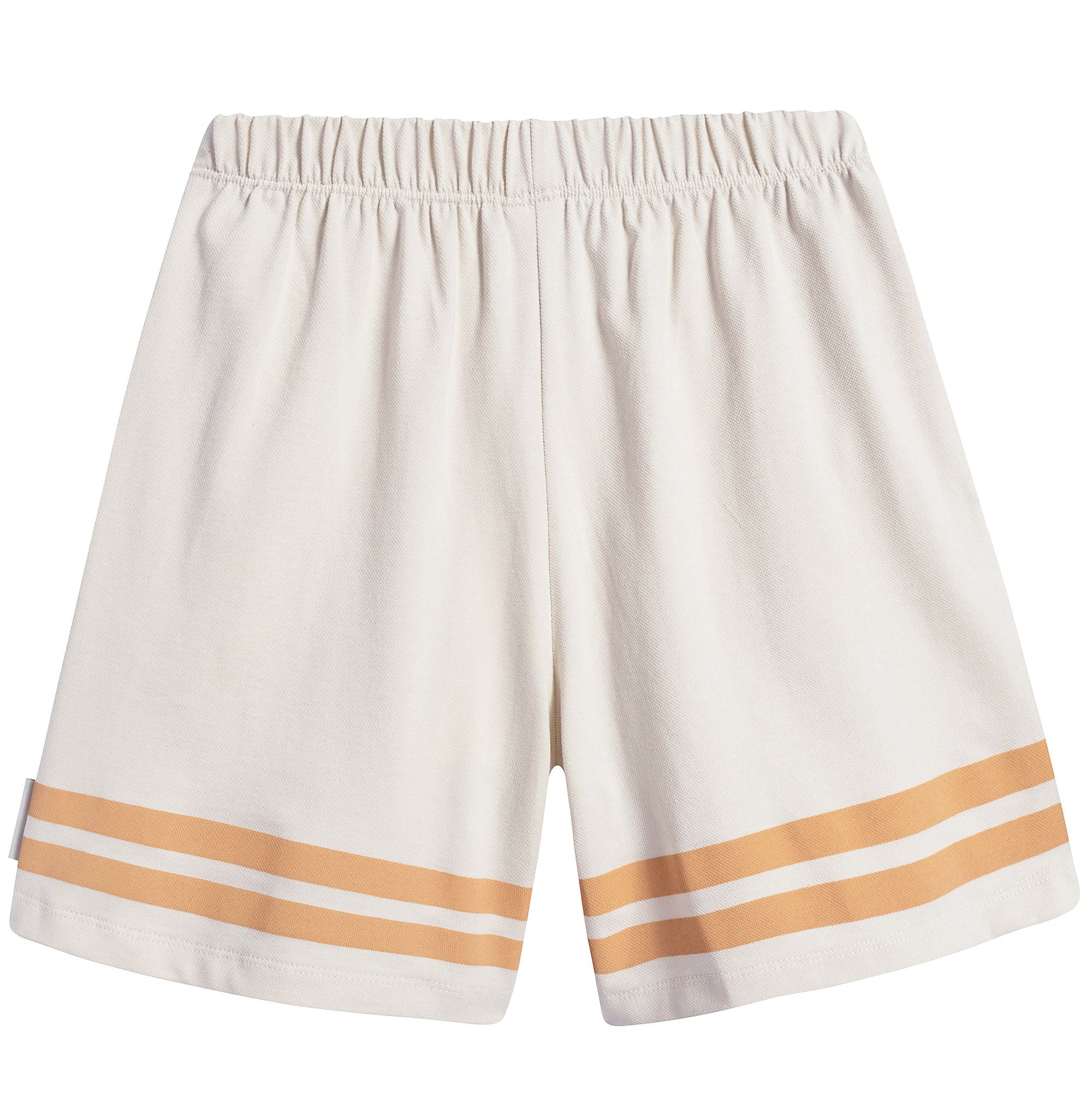 Boys & Girls Stone & Light Brick Pima Cotton Shorts