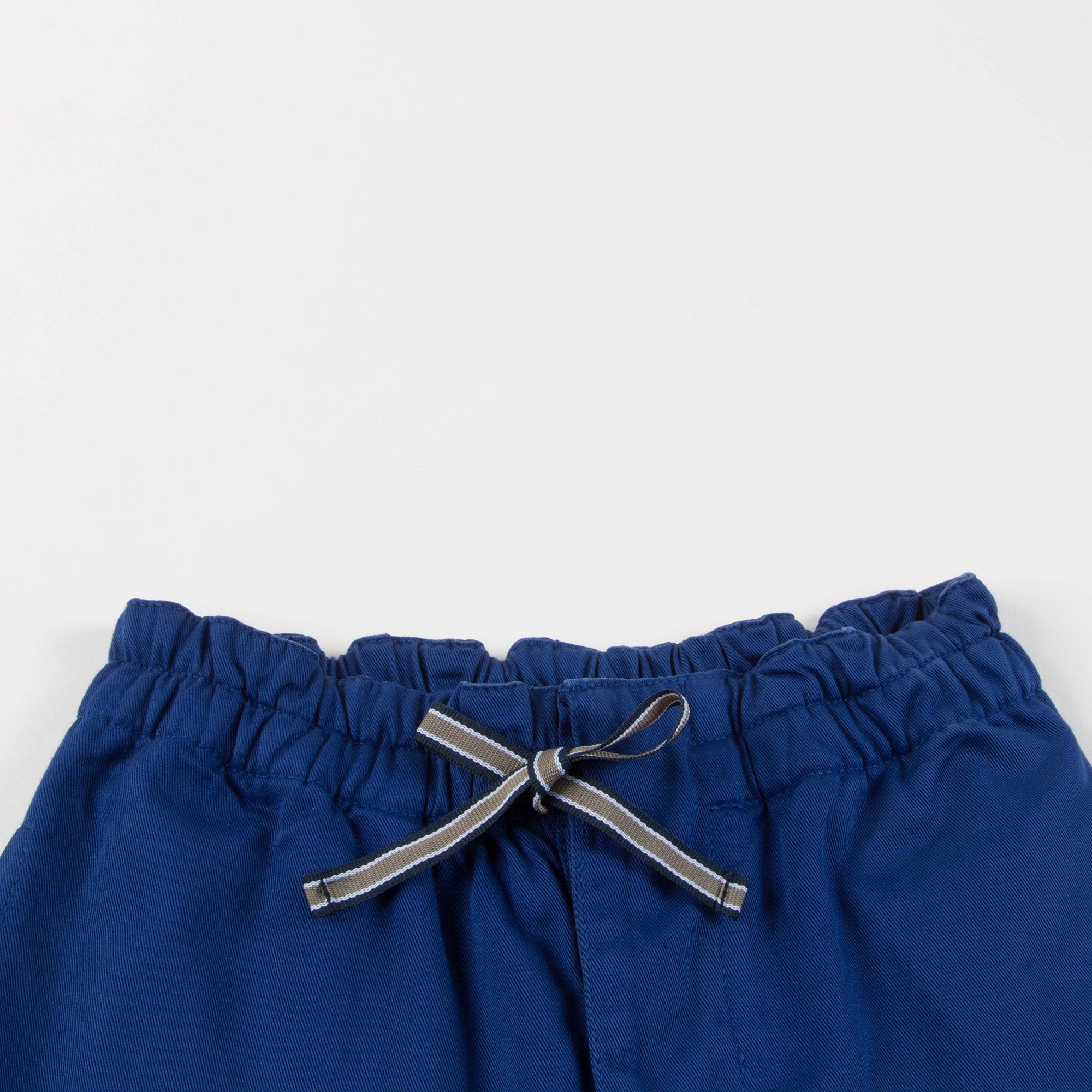 Boys & Girls Electric Blue Cotton Woven Trousers