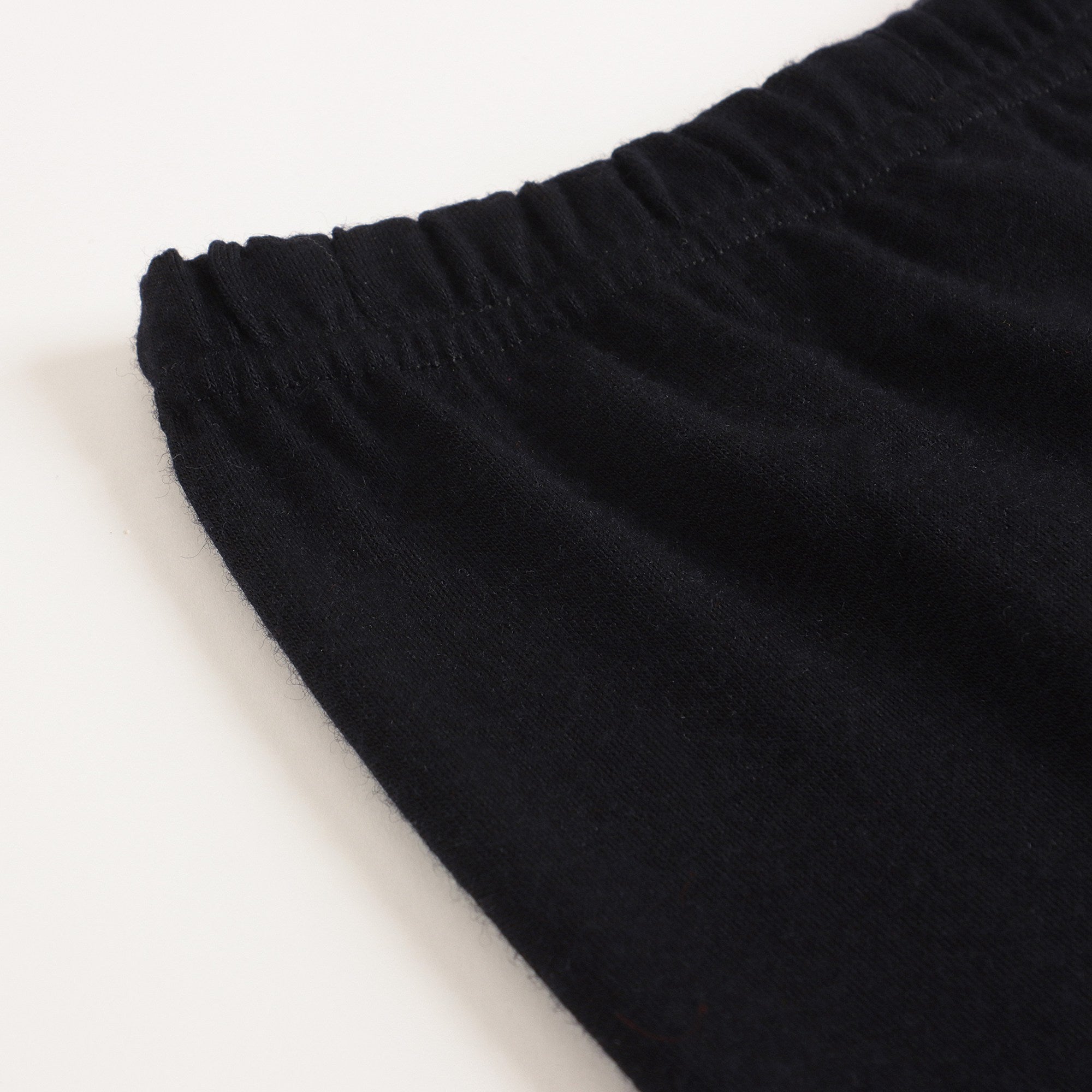 Boys & Girls Black Wool Shorts