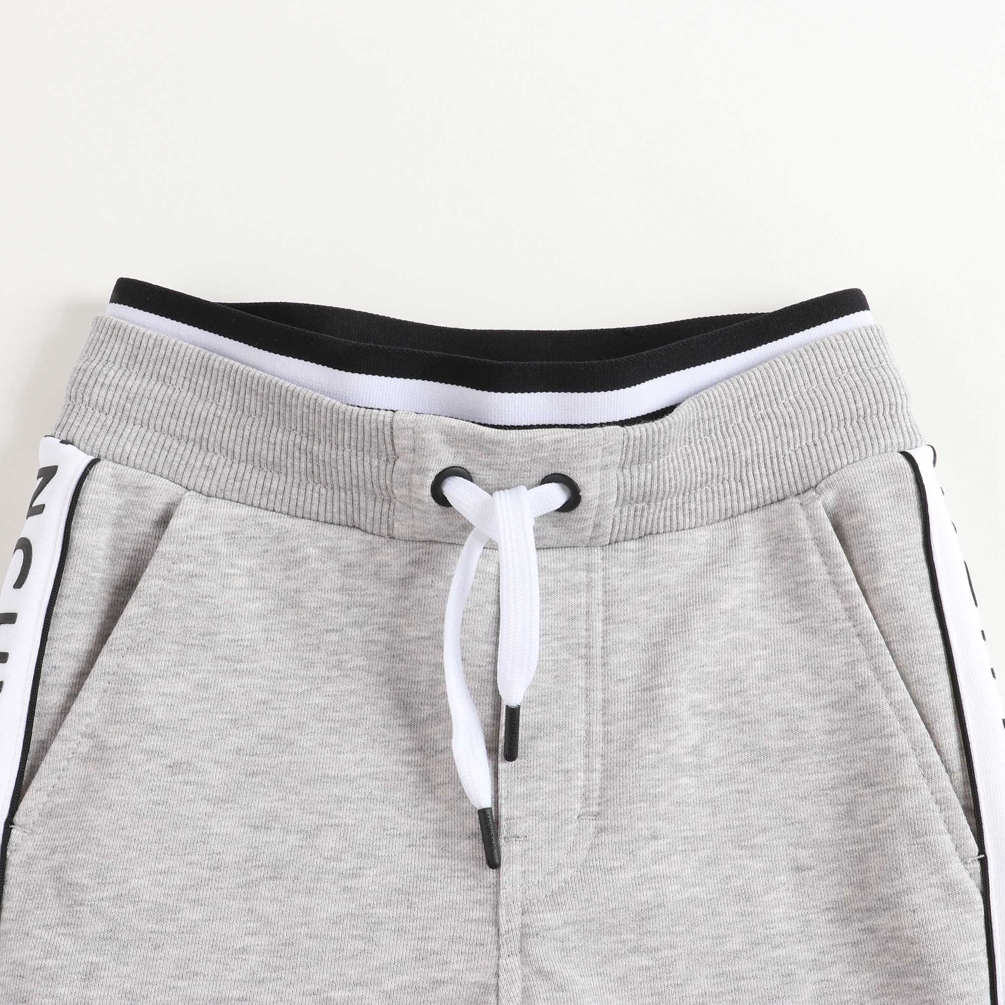 Boys Grey Cotton Trousers