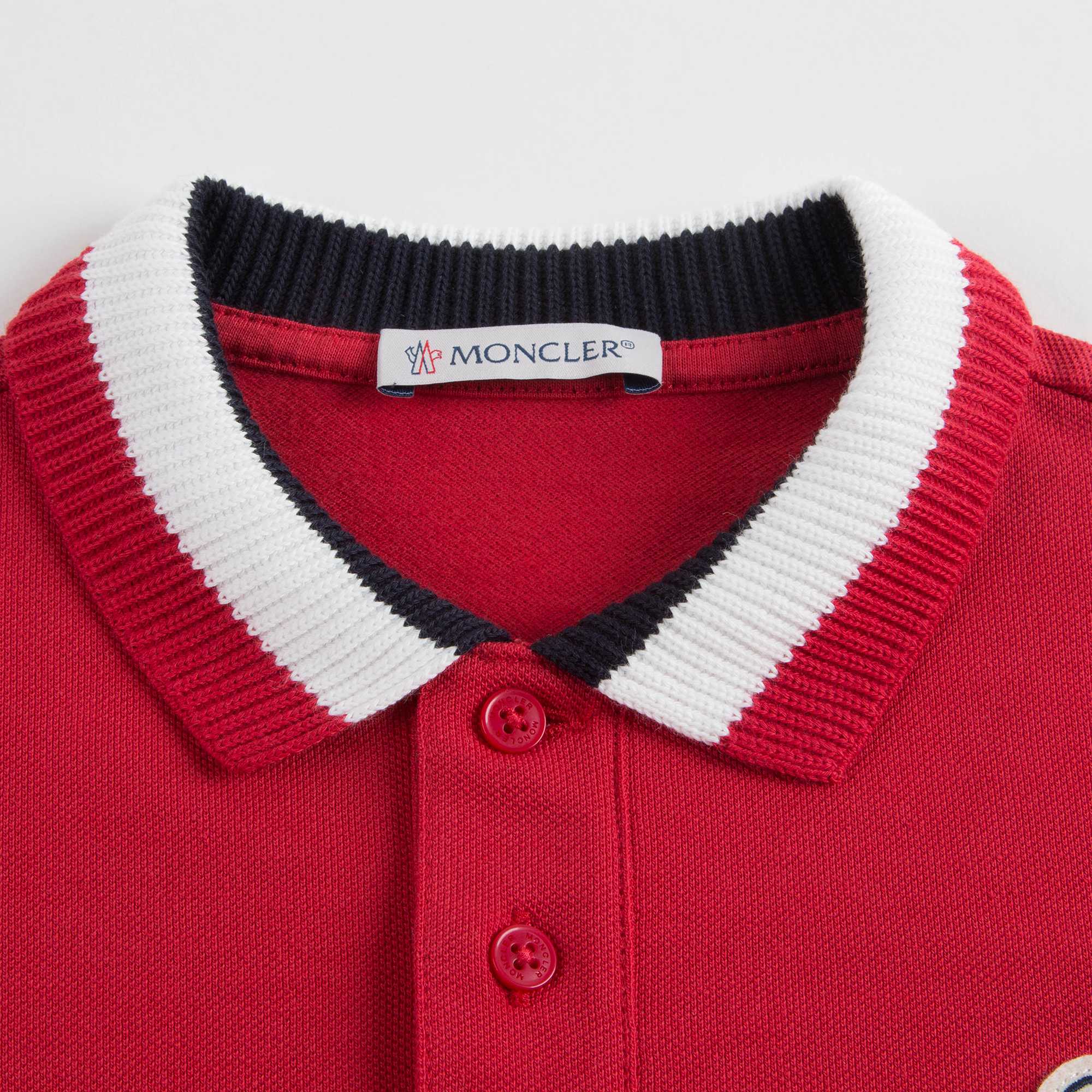 Boys Red Cotton Polo Shirt