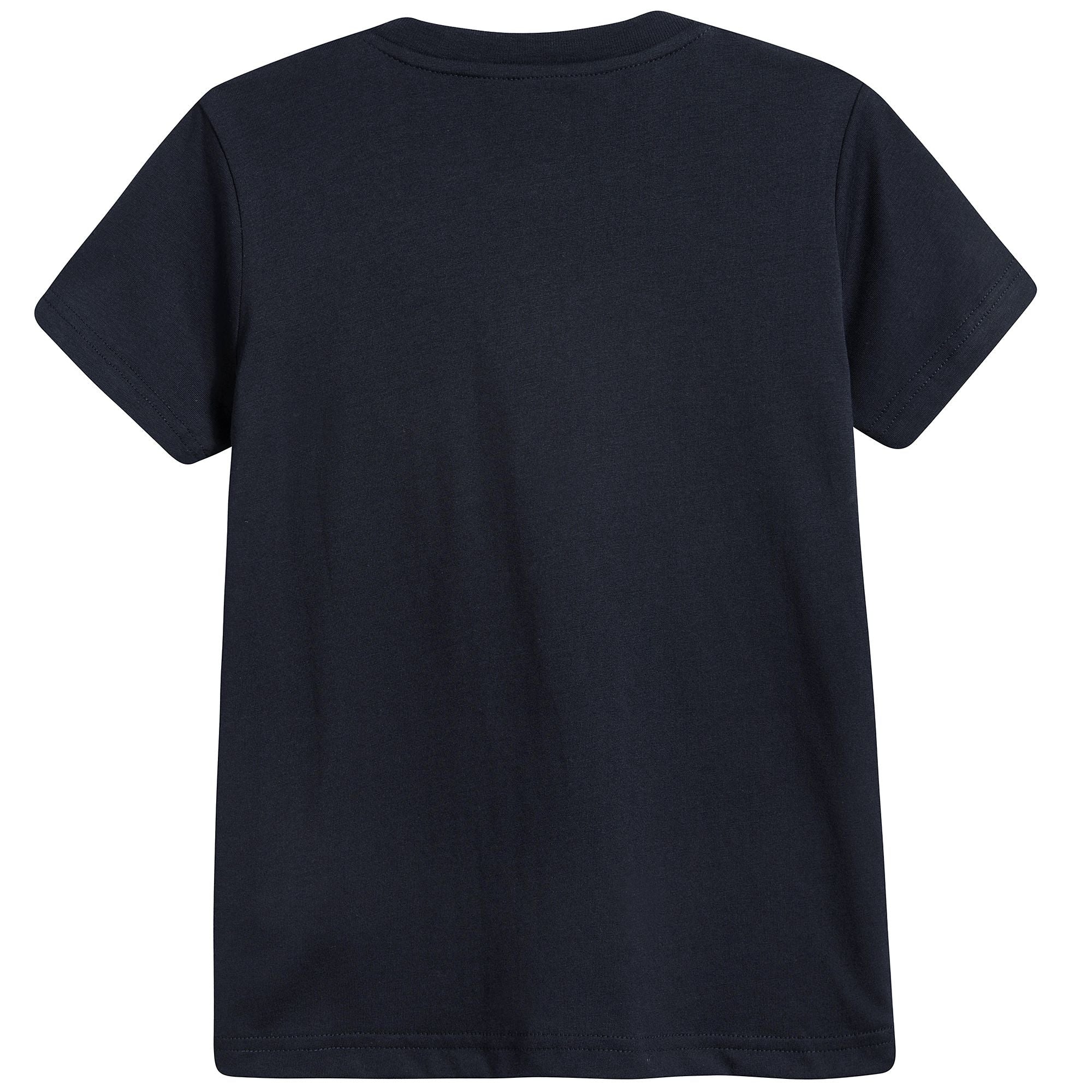 Boys Navy Blue Logo "Maglia" T-Shirt