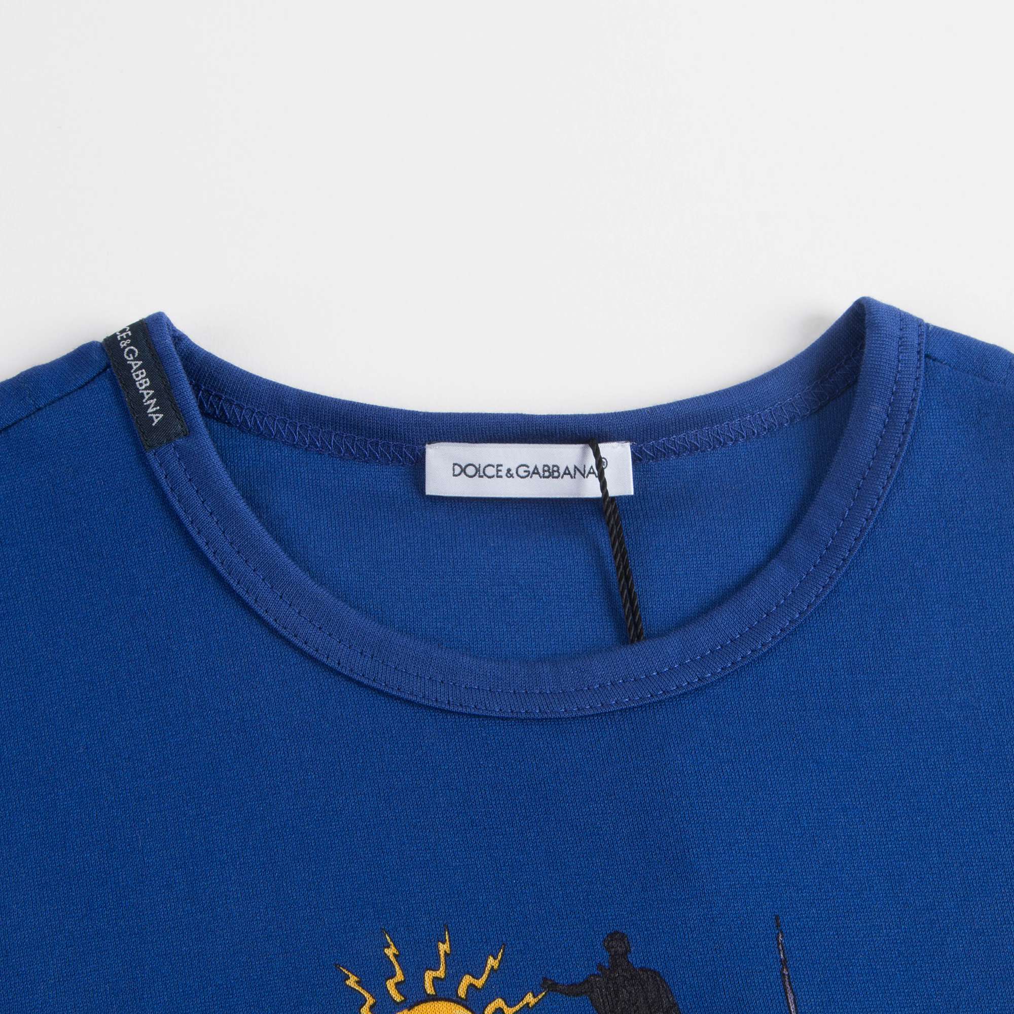 Boys Blue Printed T-shirt