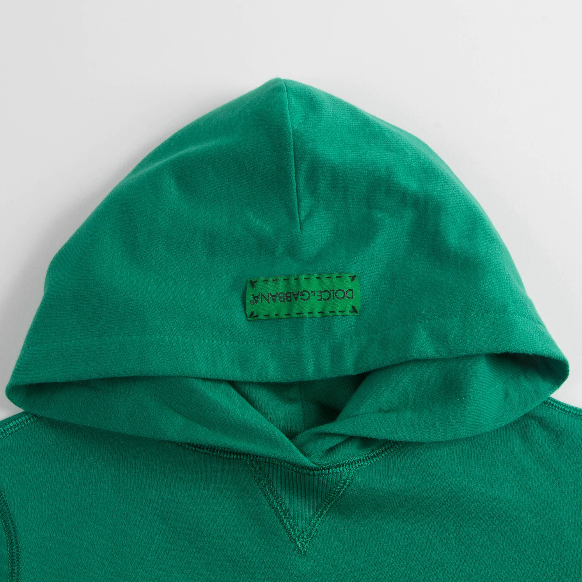 Boys&girls Green Embroidered Cotton Coat