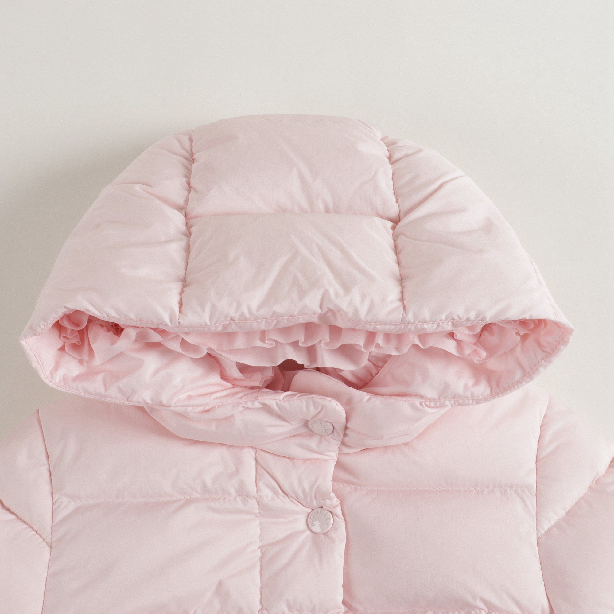 Baby Girls Pink Padded Down Jacket