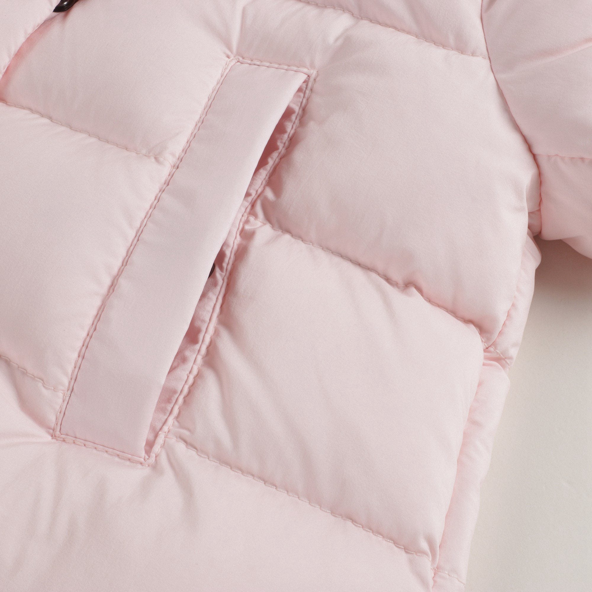 Baby Girls Pink Padded Down Jacket