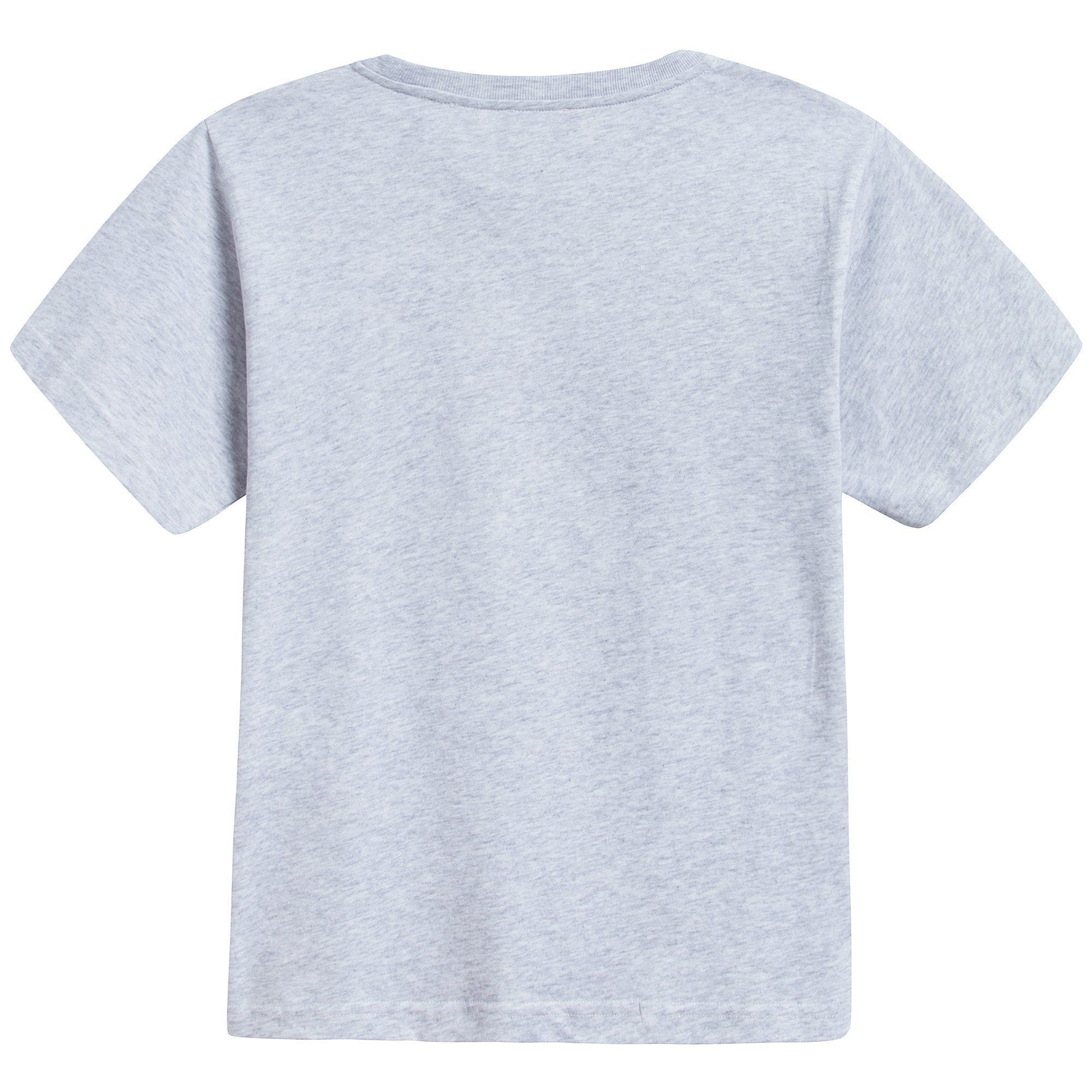 Boys & Girls Grey Logo Cotton T-shirt