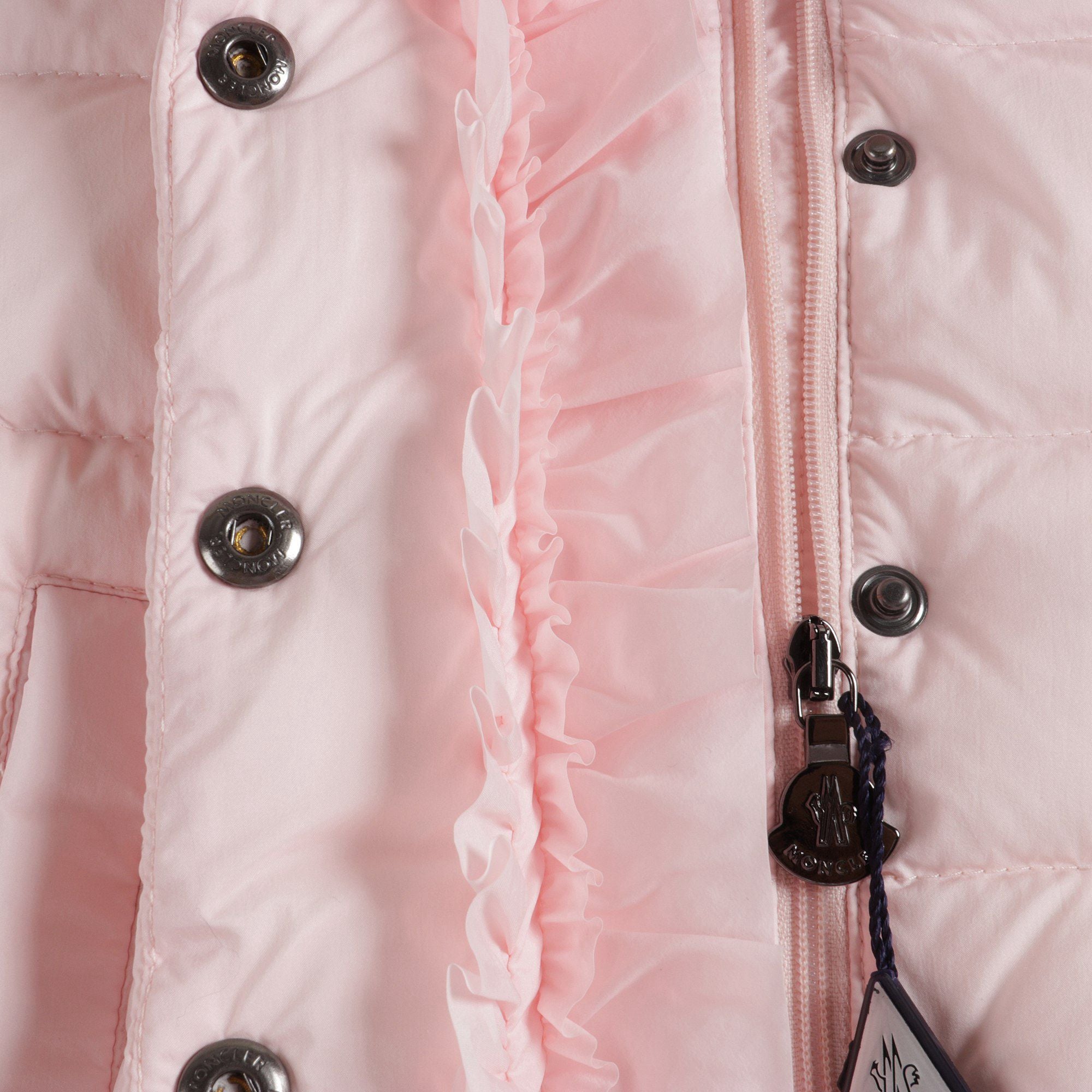 Baby Girls Pink Padded Down Jacket