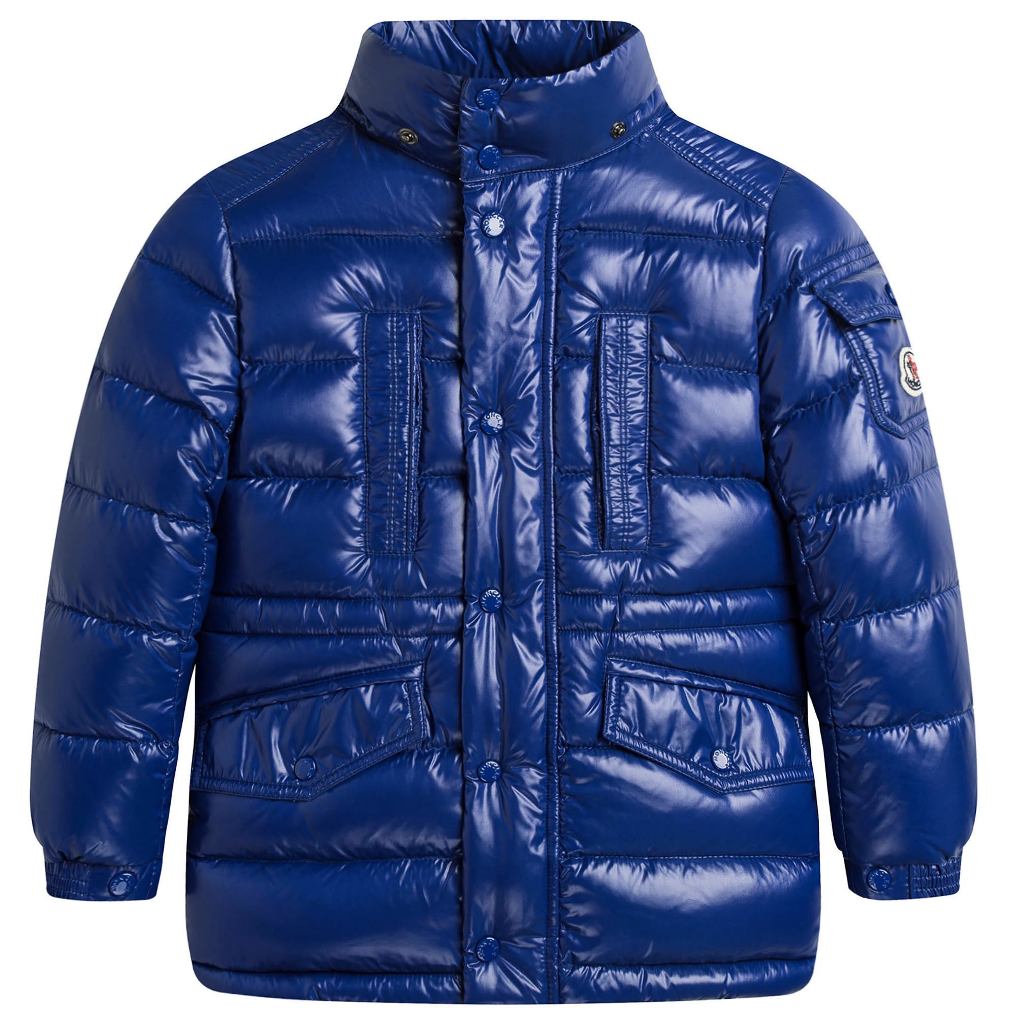 Boys Light Blue Plush Trims Hooded 'Riviere' Jacket