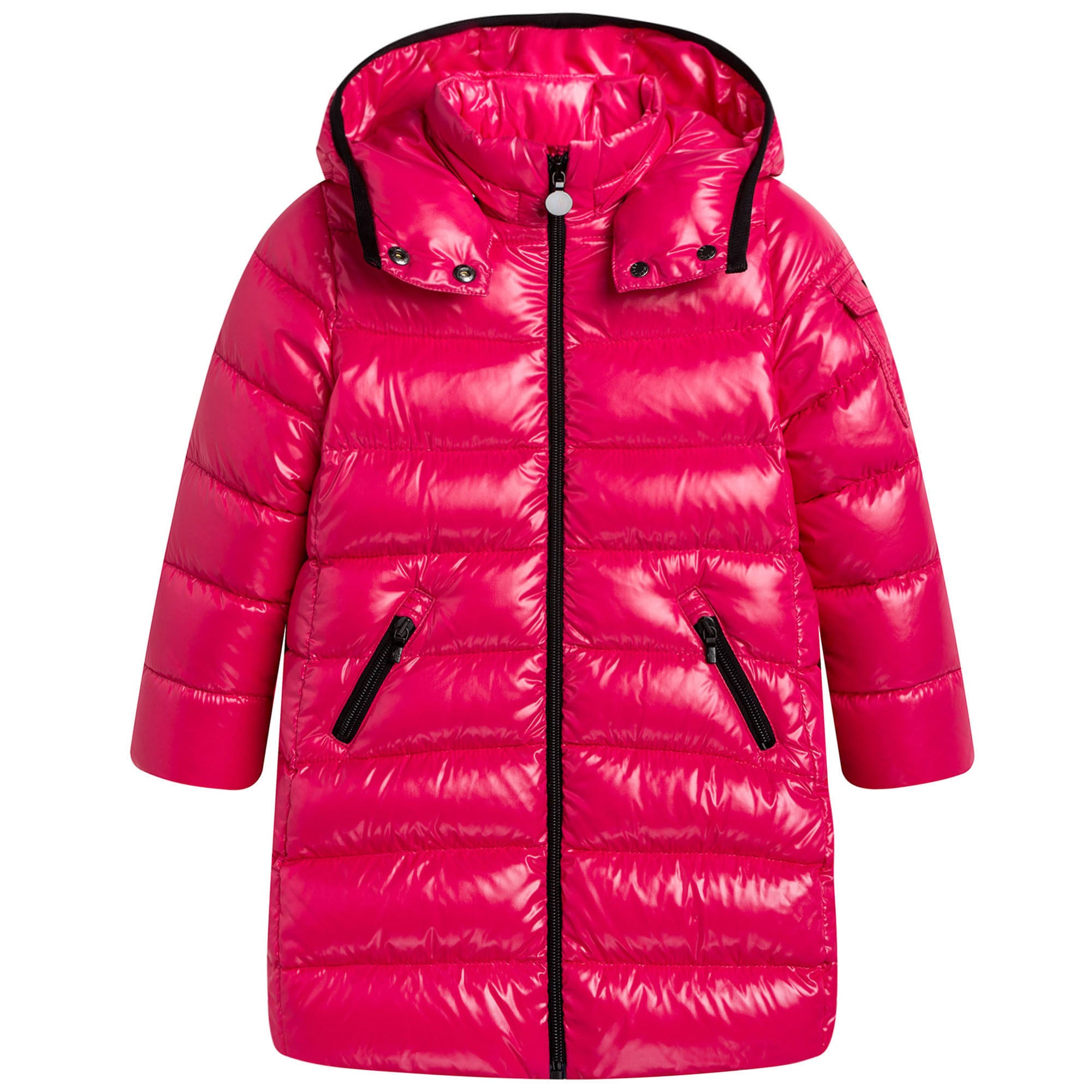 Baby Girls Light Pink Padded Down 'Moka'Jacket - CÉMAROSE | Children's Fashion Store - 1