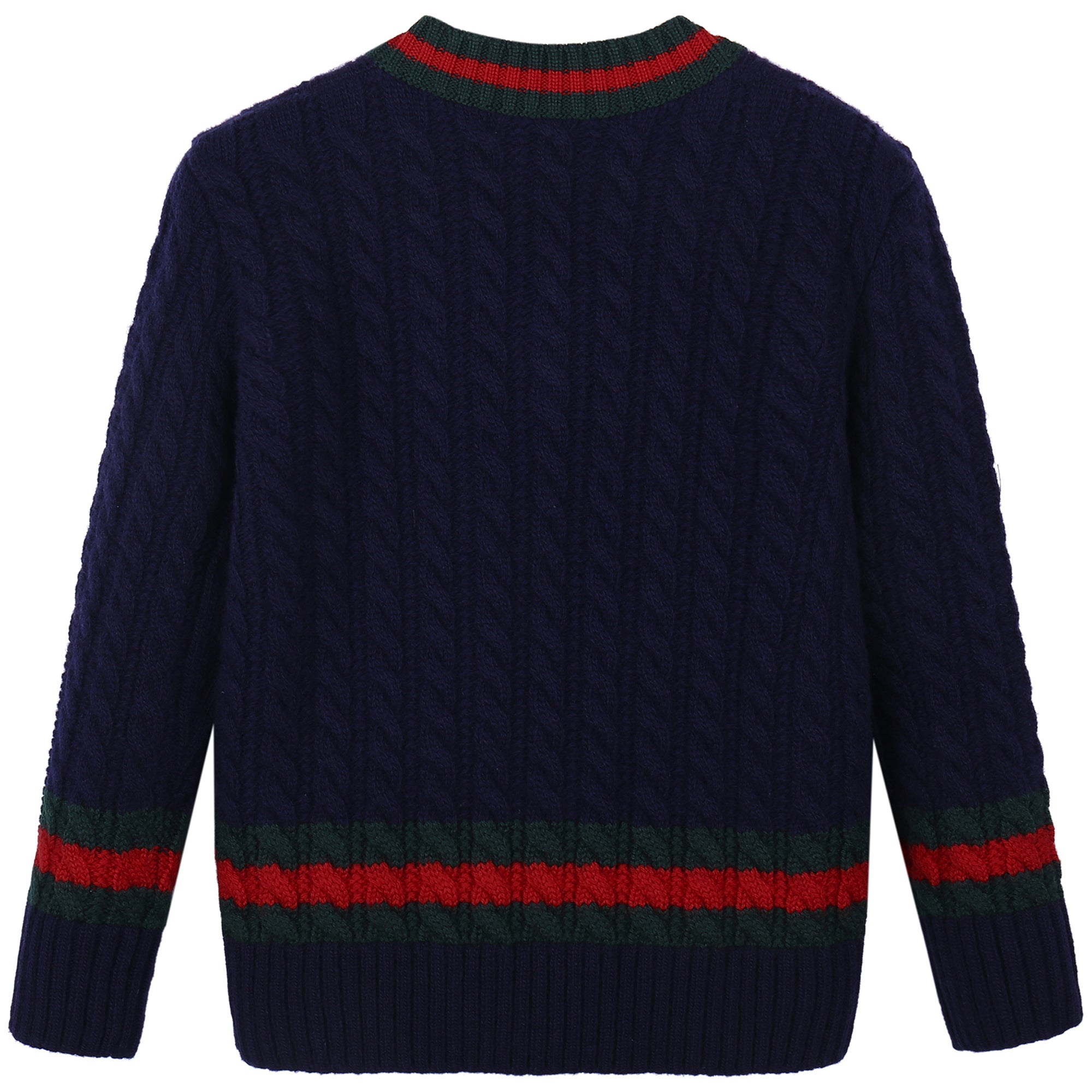 Boys Blue Cable Knit Sweater