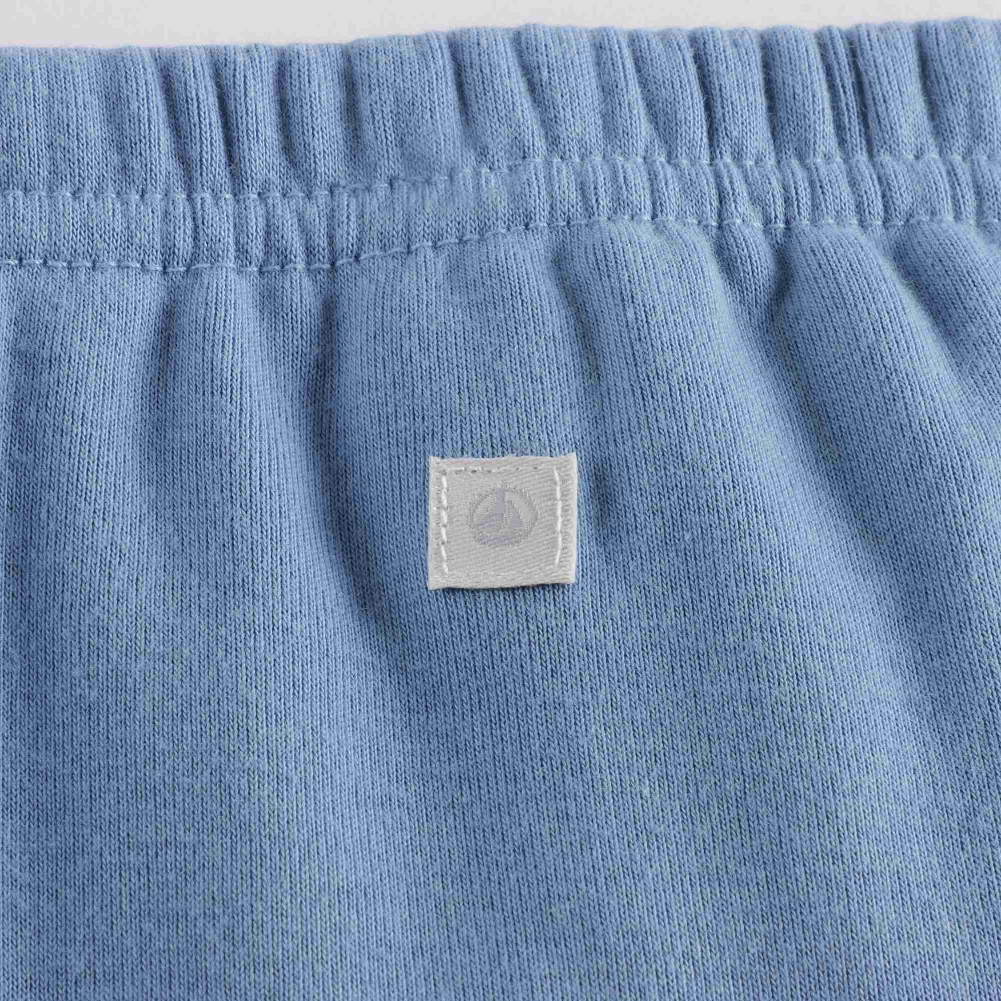 Baby Boys Blue Cotton Trousers