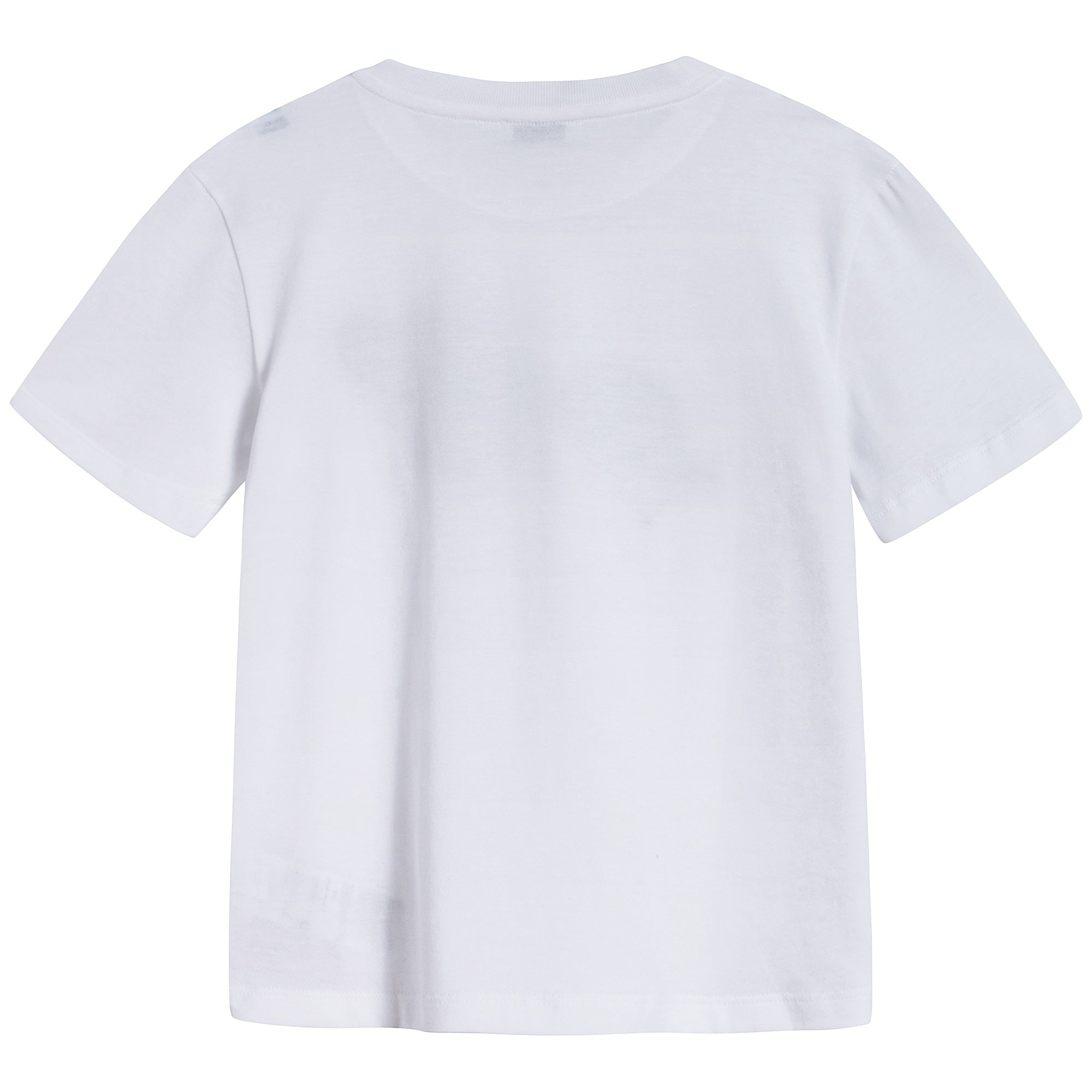 Boys White "DG Family" Cotton T-shirt