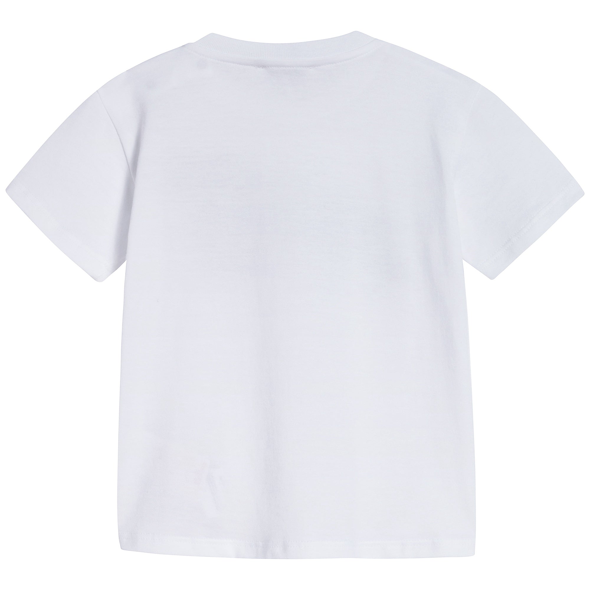 Baby Boys White "DG Family" Cotton T-shirt