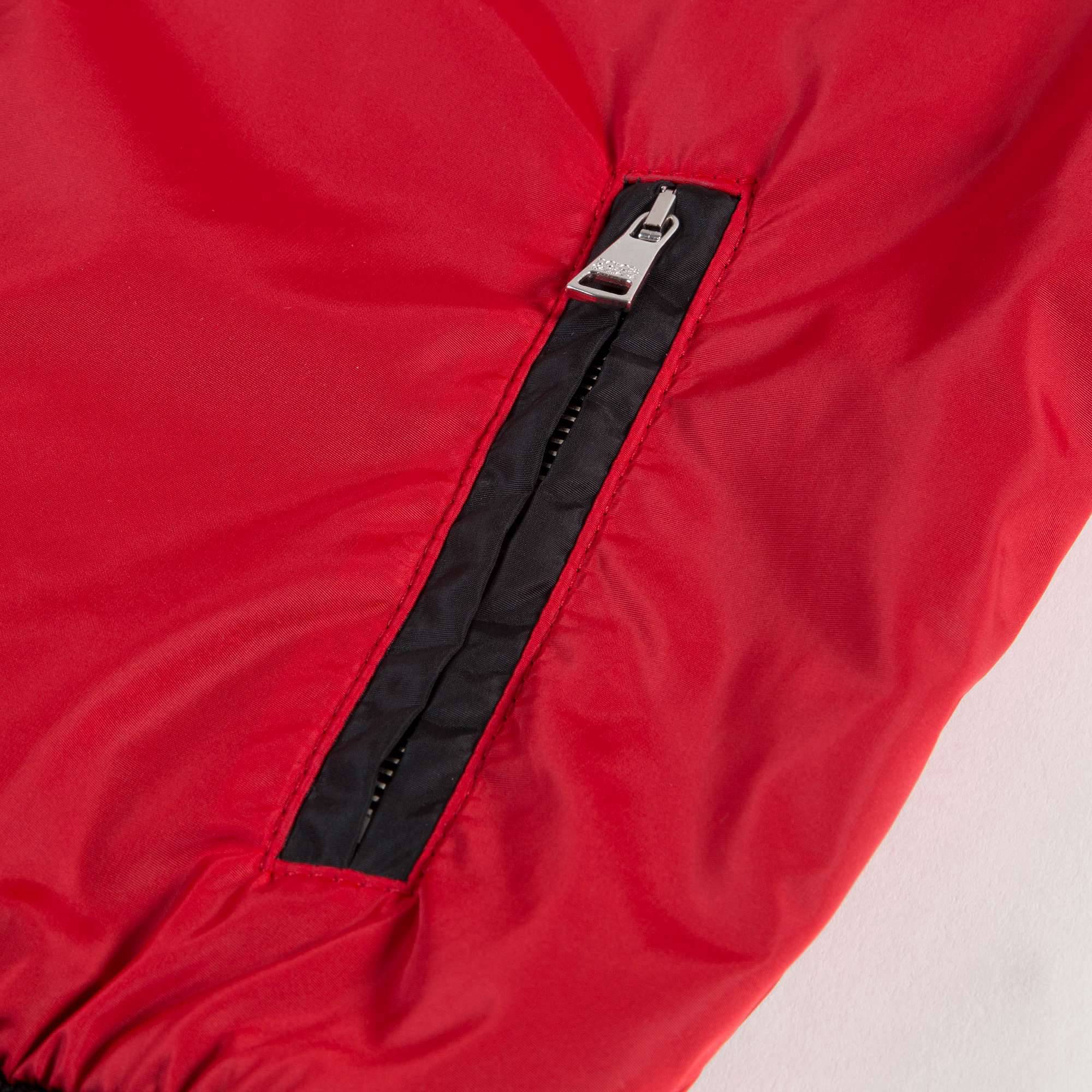 Boys Red Nylon Coat