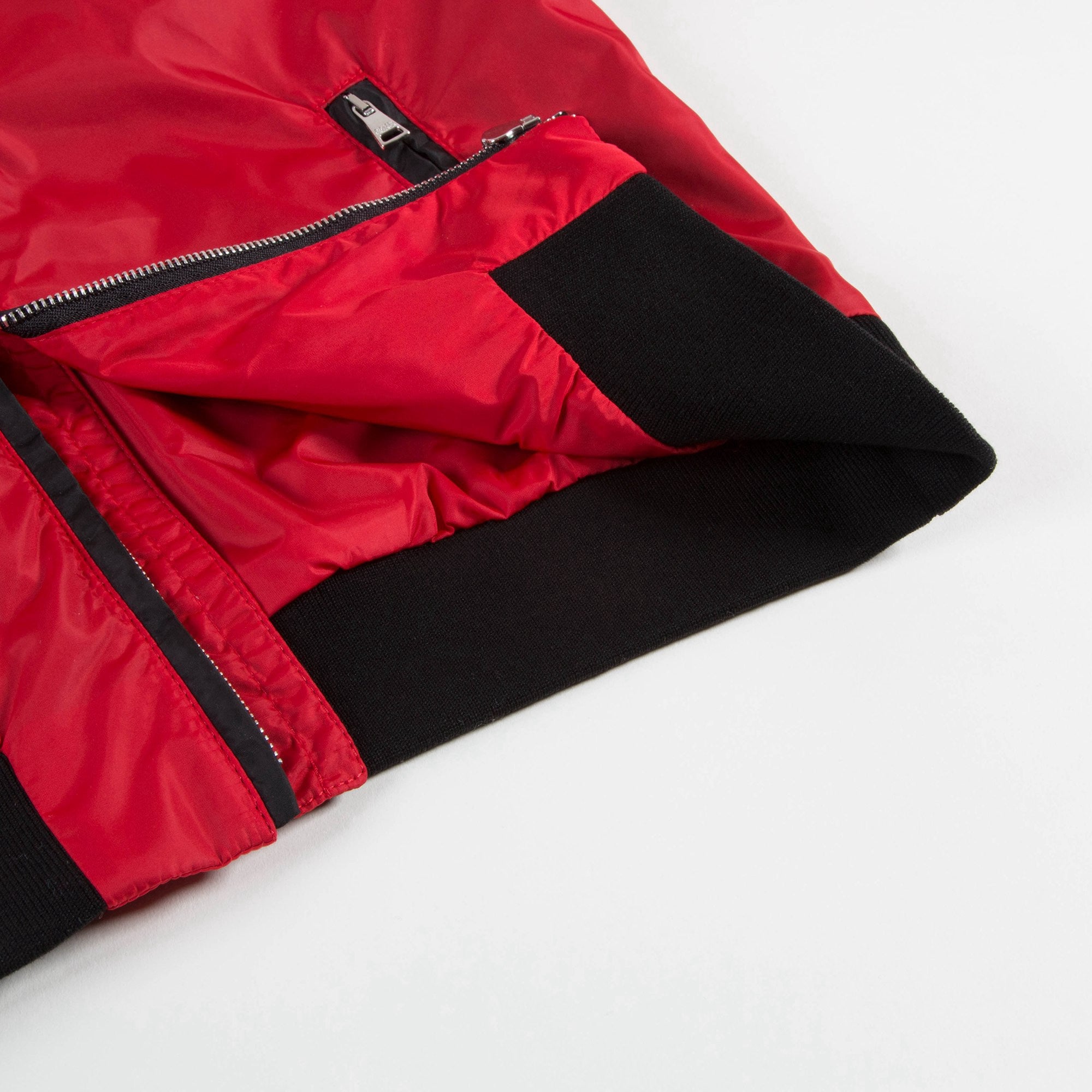 Boys Red Nylon Coat