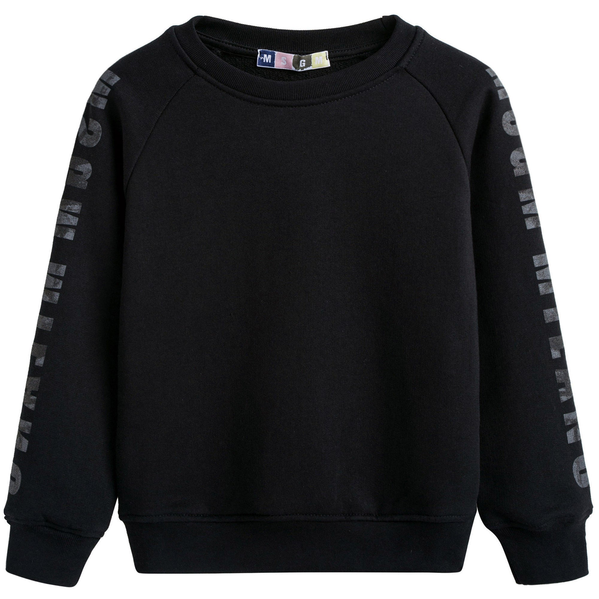 Boys Black Logo Sweatshirt