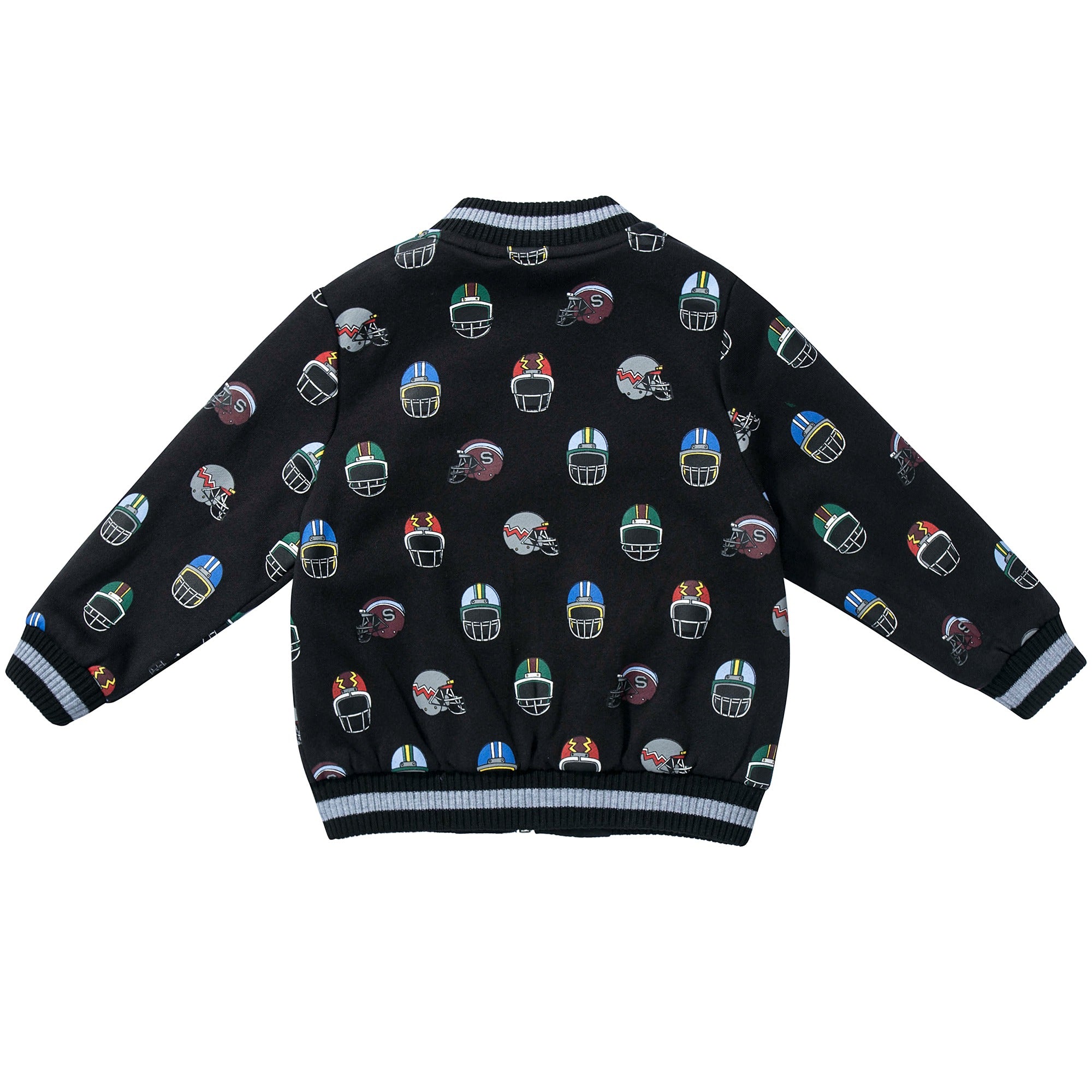 Boys Black Helmet  Reversibie  Jacket