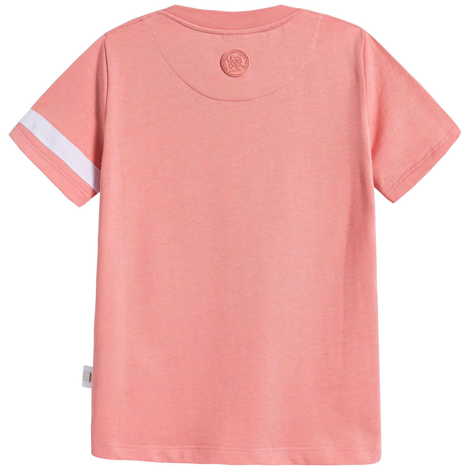 Boys & Girls Pink Jersey Cotton T-shirt