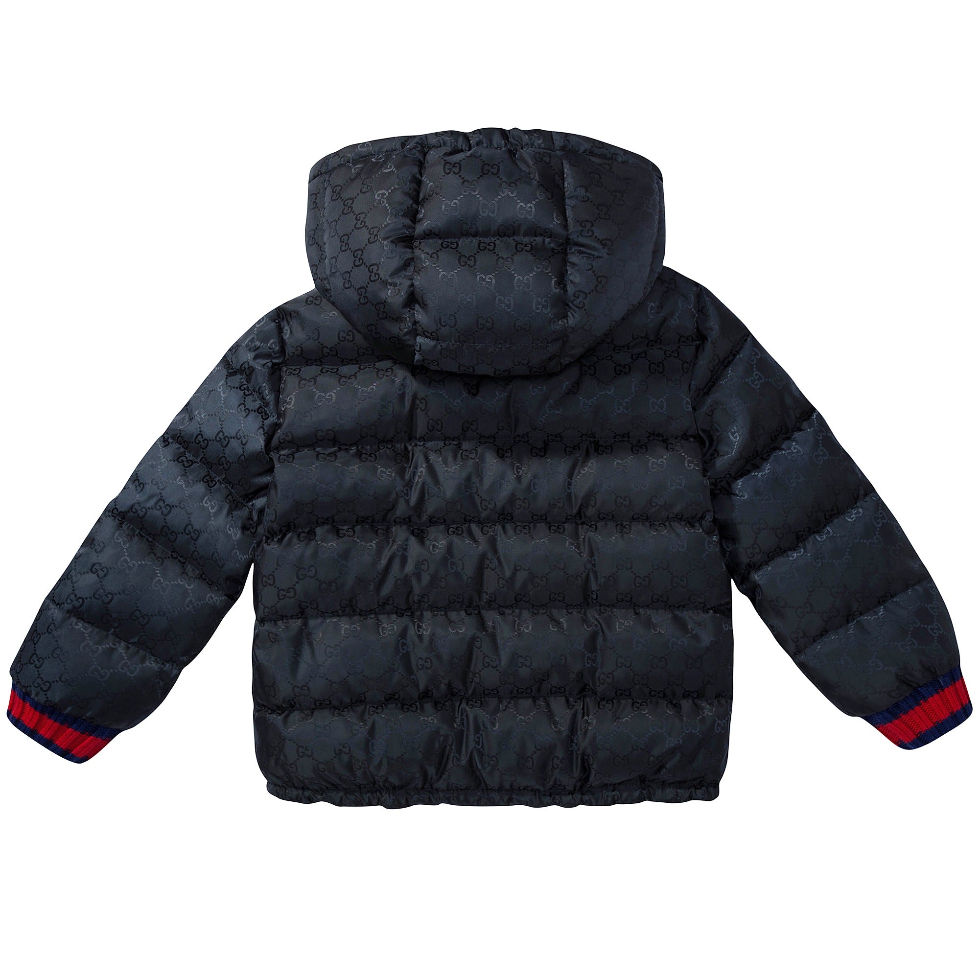 Boys Blue Reversible Down Coat