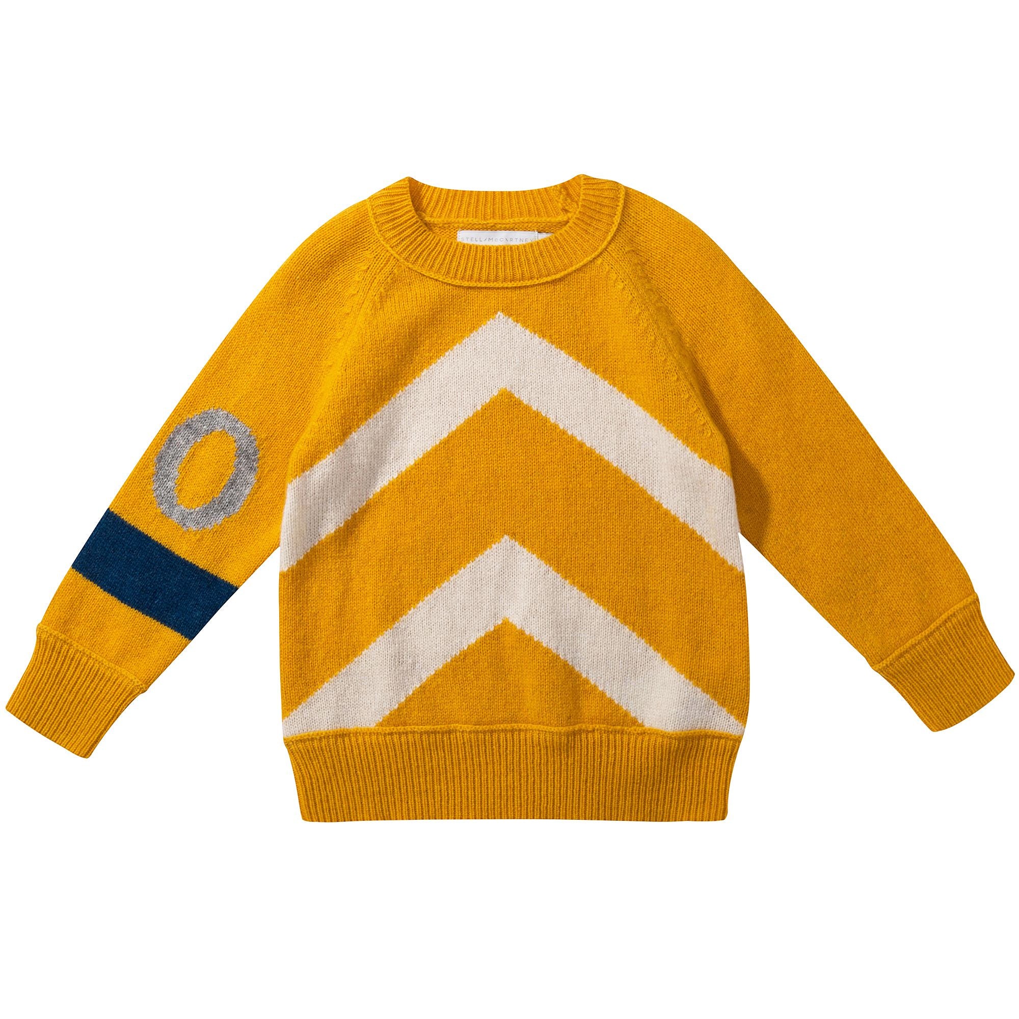 Boys Yellow Jumper Wool Sweater