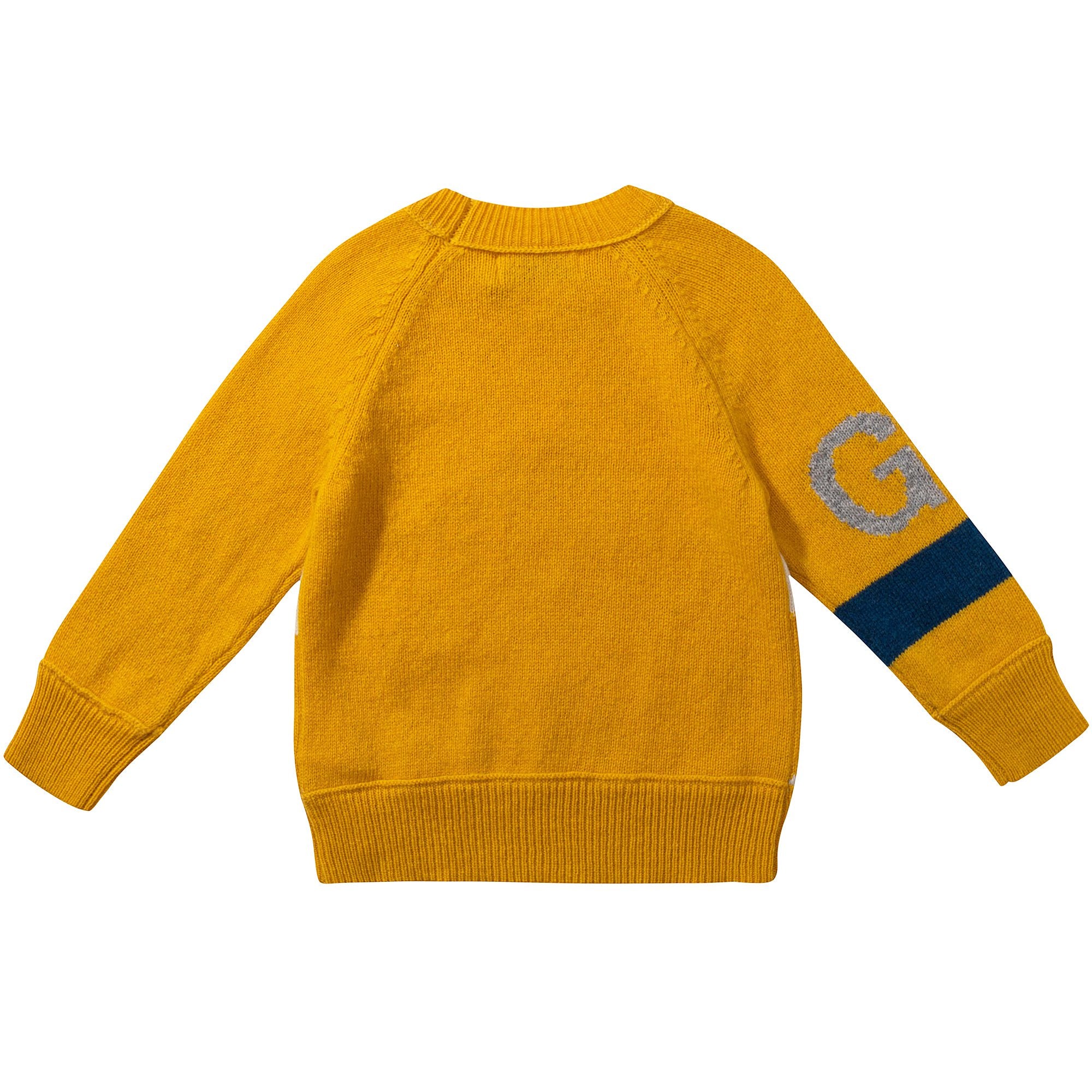 Boys Yellow Jumper Wool Sweater