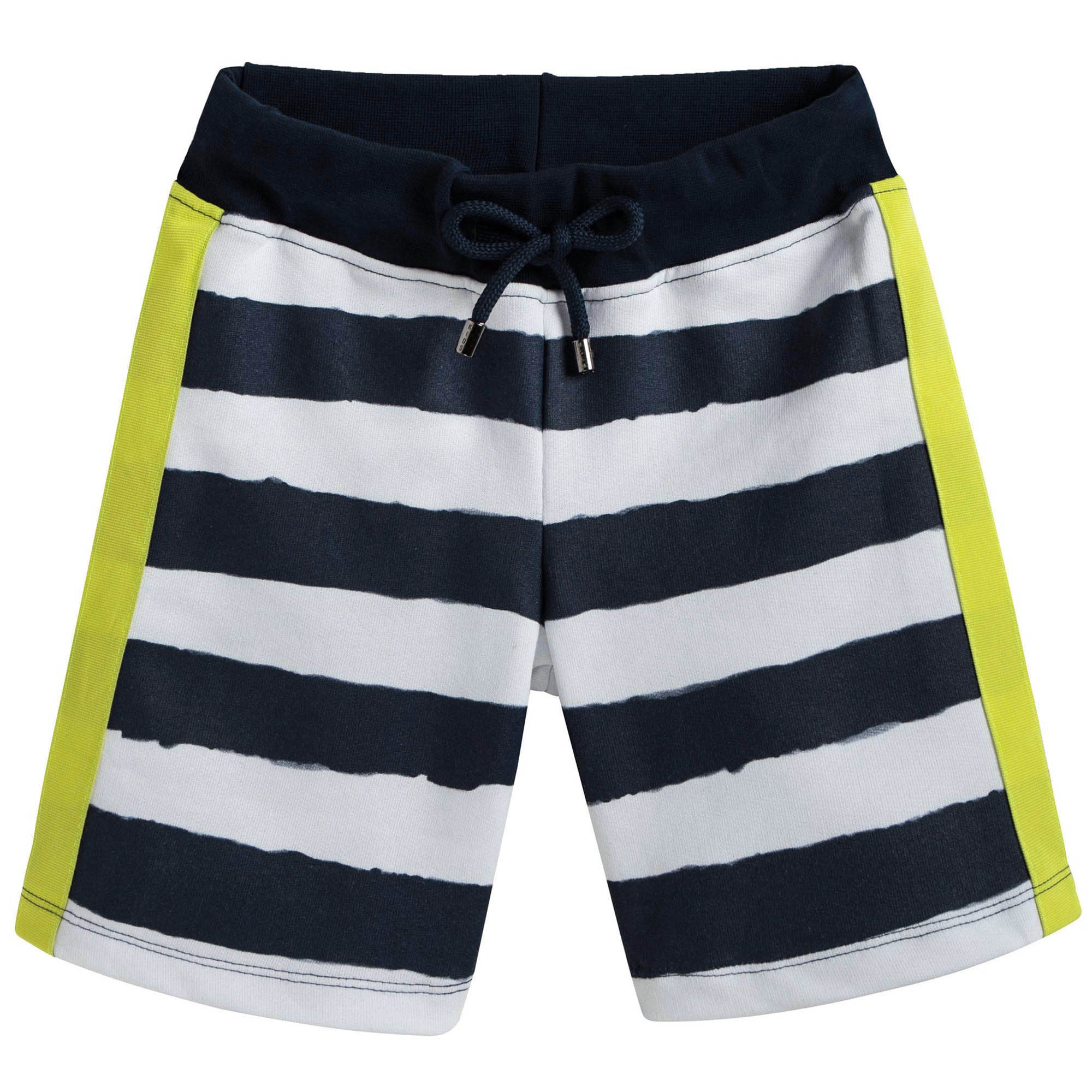 Boys Blue & White Striped Shorts