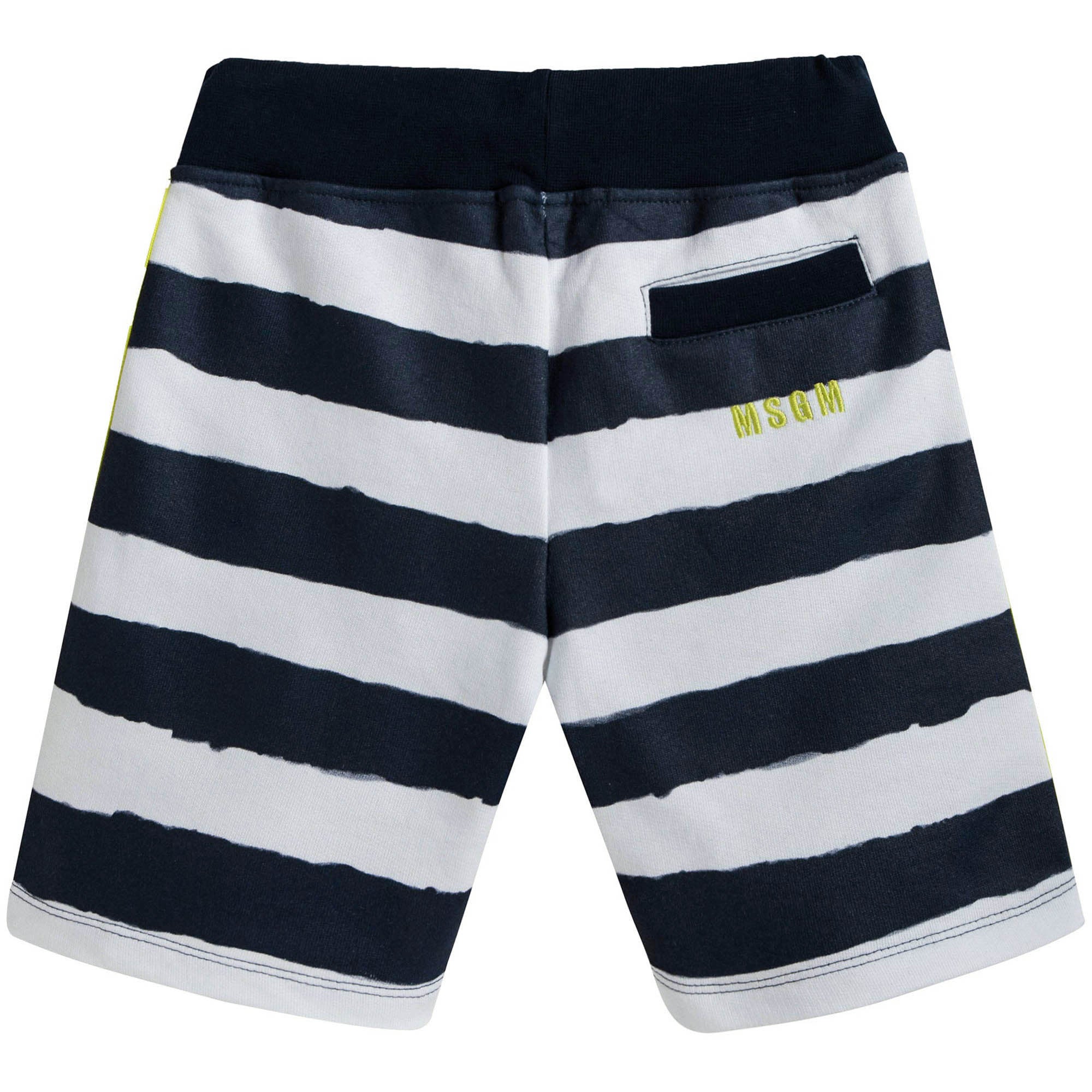 Boys Blue & White Striped Shorts