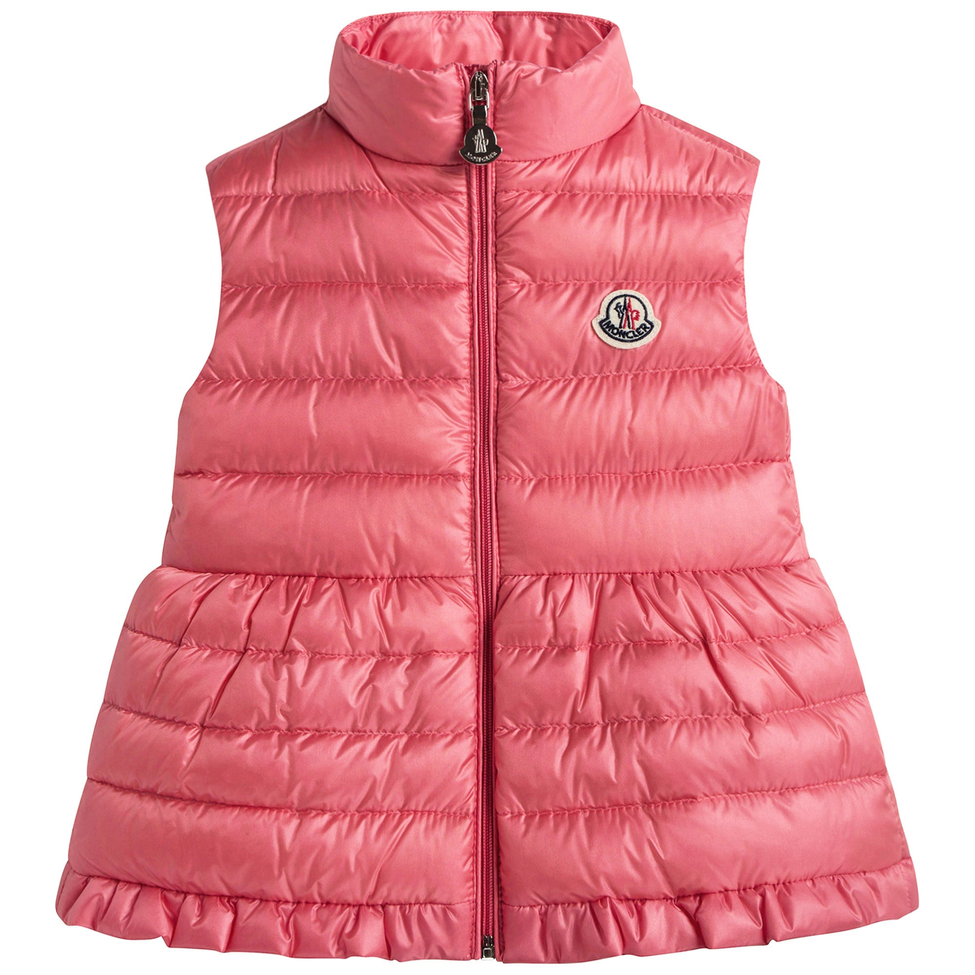 Baby Girls Pink "New Cherame"Down Padded Gilet