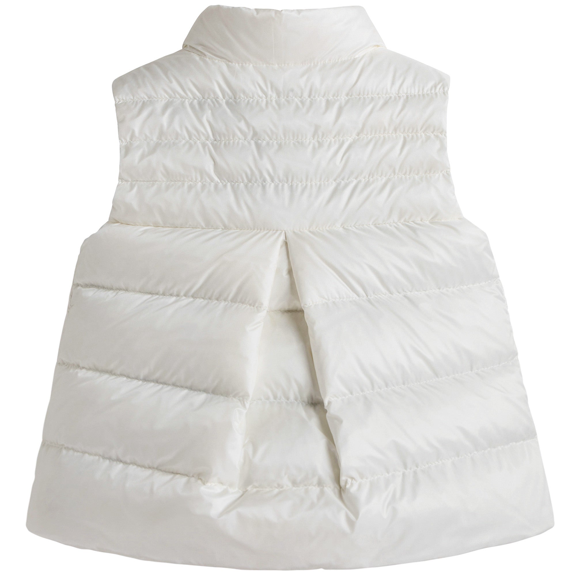 Baby Girls White "New Suzette" Down Padded Gilet