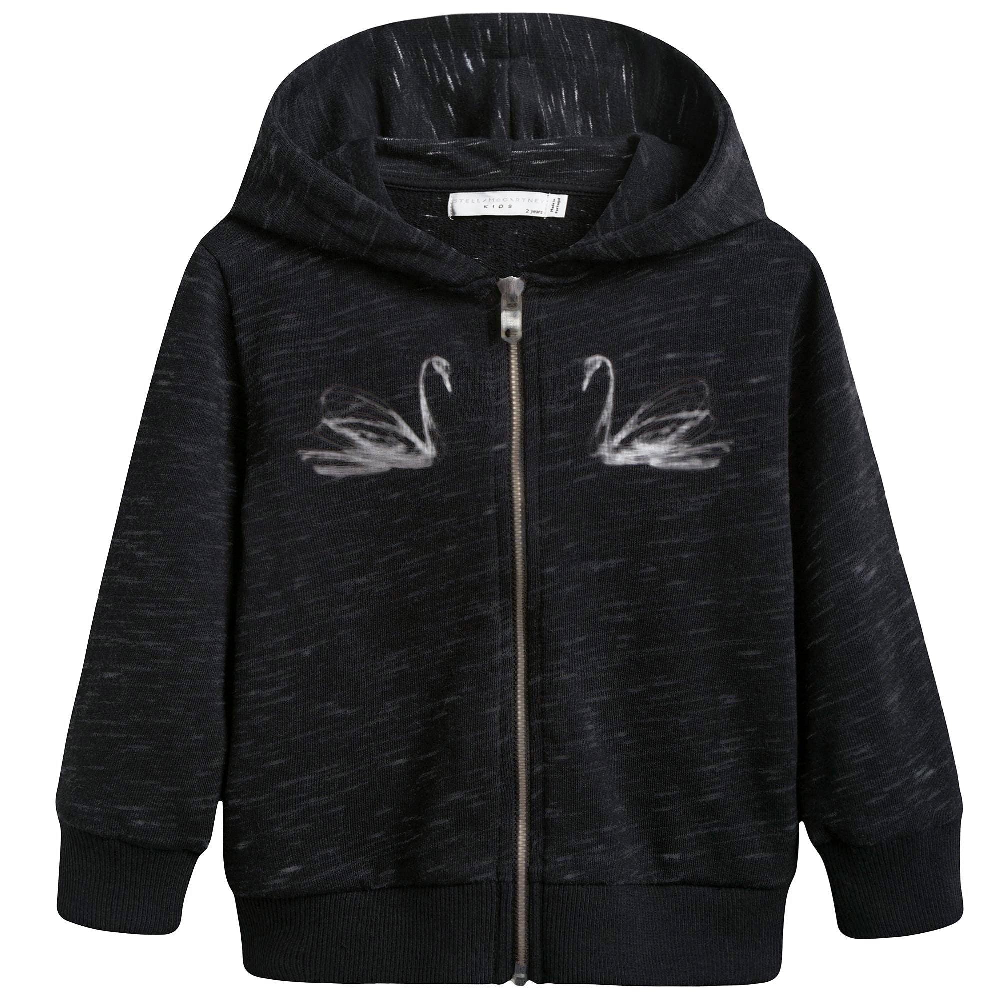 Boys Black Joplin Swan Printed Tracksuit